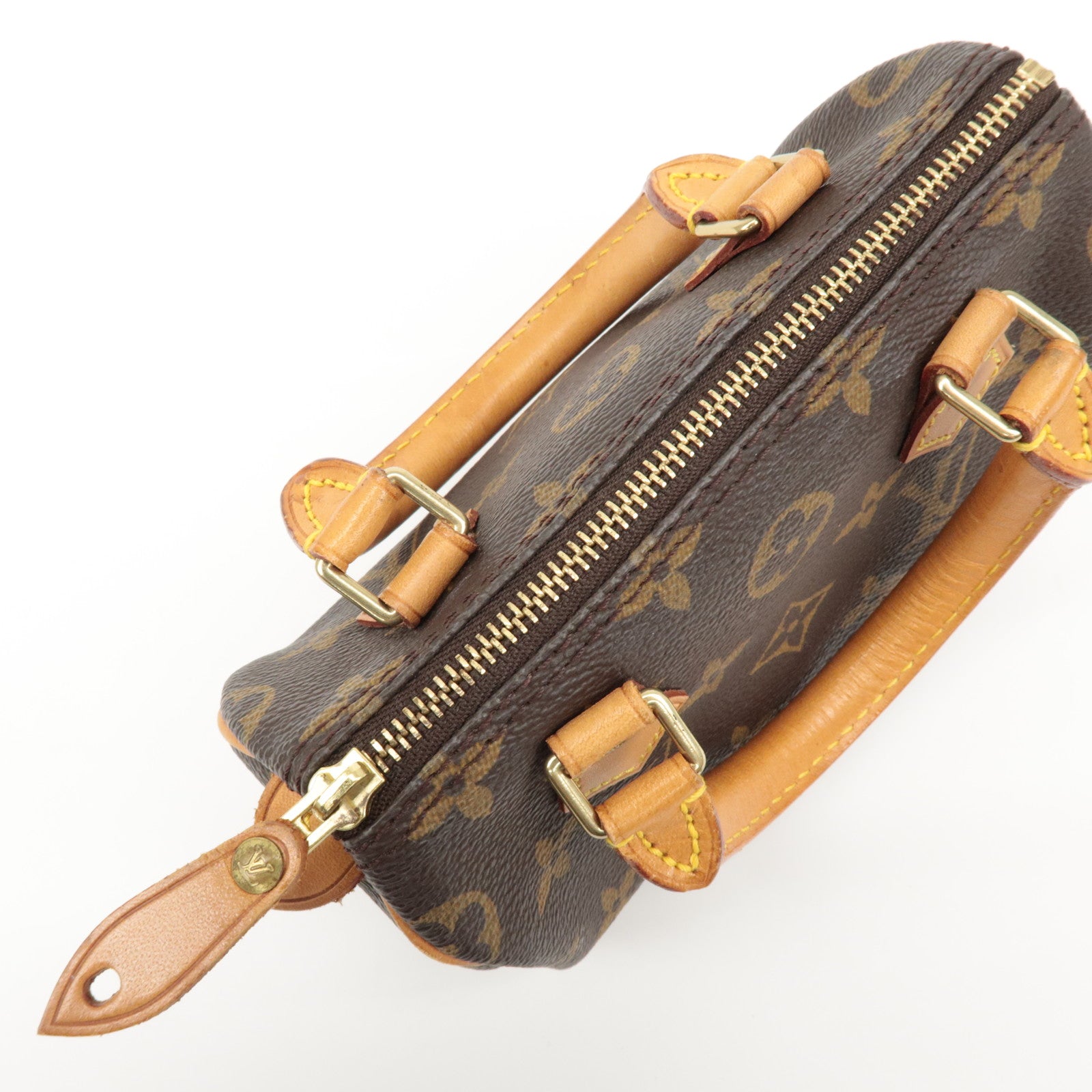 Louis Vuitton Monogram Mini Speedy & Strap M41534 J75010 Used