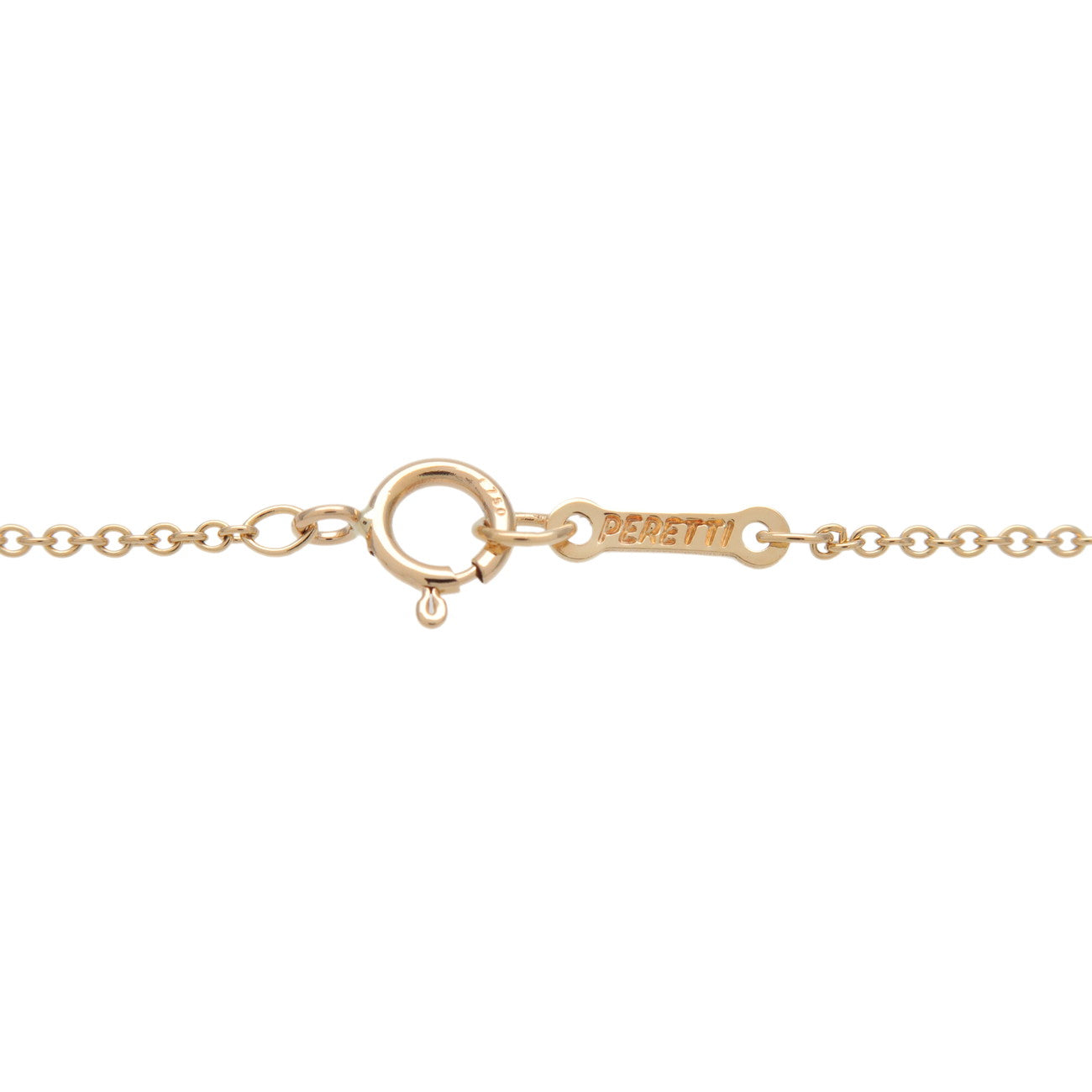 Tiffany&Co. Bean Necklace Medium K18YG 750YG Yellow Gold