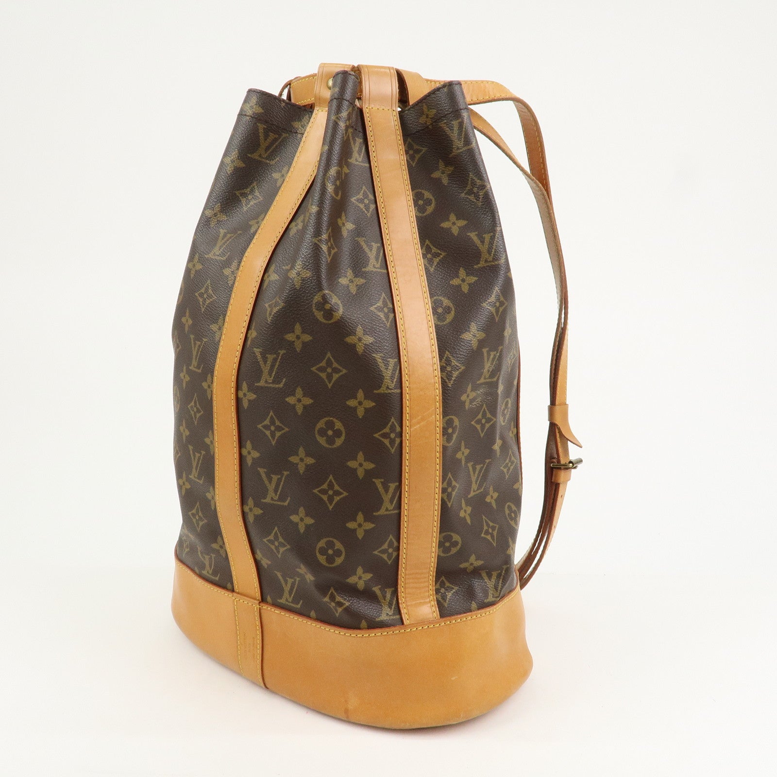 Louis Vuitton Monogram Randonnee GM Shoulder Bag Brown M42244