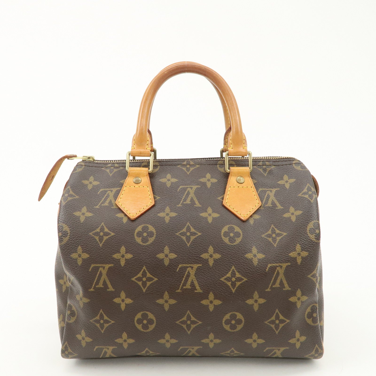 Louis Vuitton Monogram Speedy 25 Boston Bag Hand Bag Brown M41528