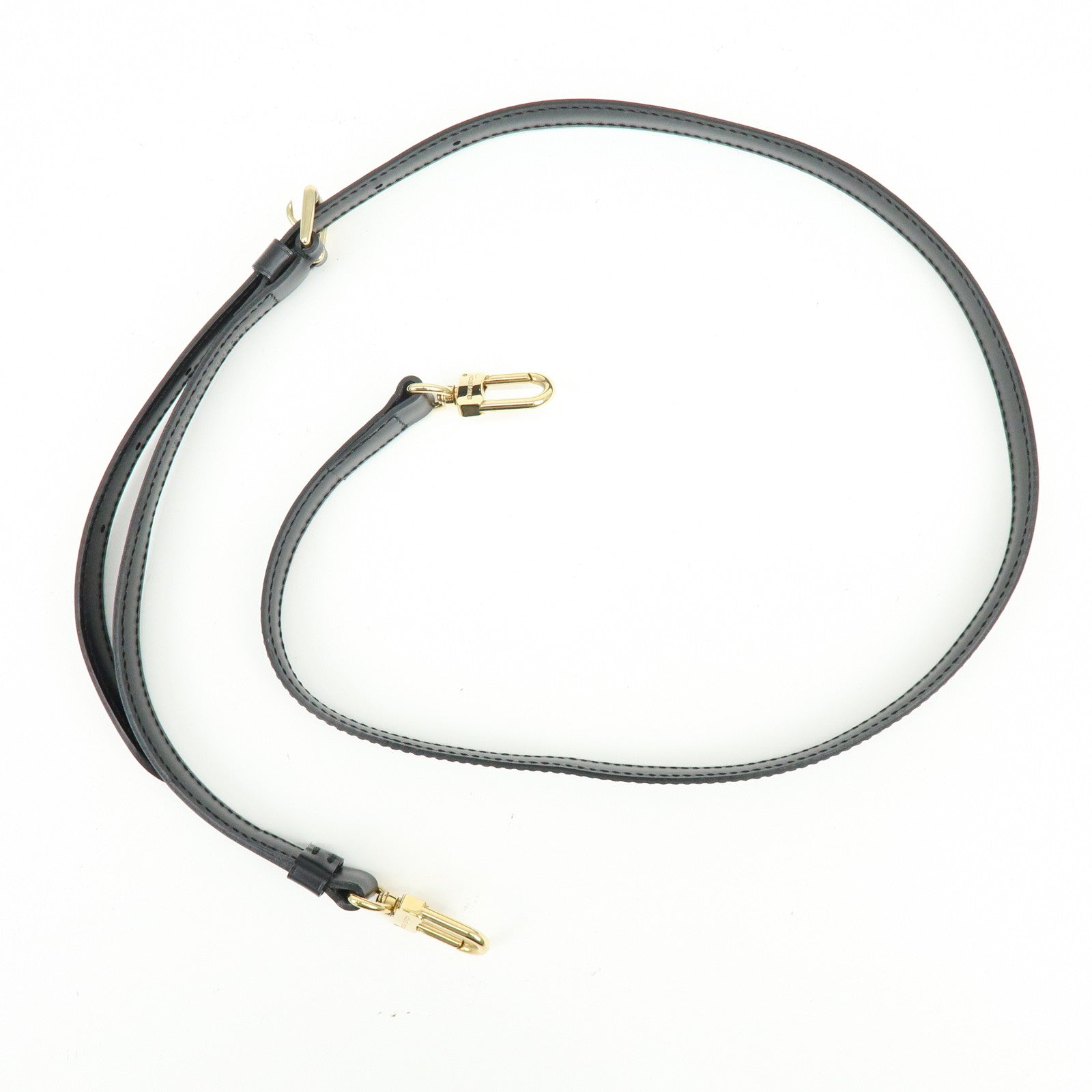 Louis Vuitton Adjustable Leather Shoulder Strap For Epi Bags Noir