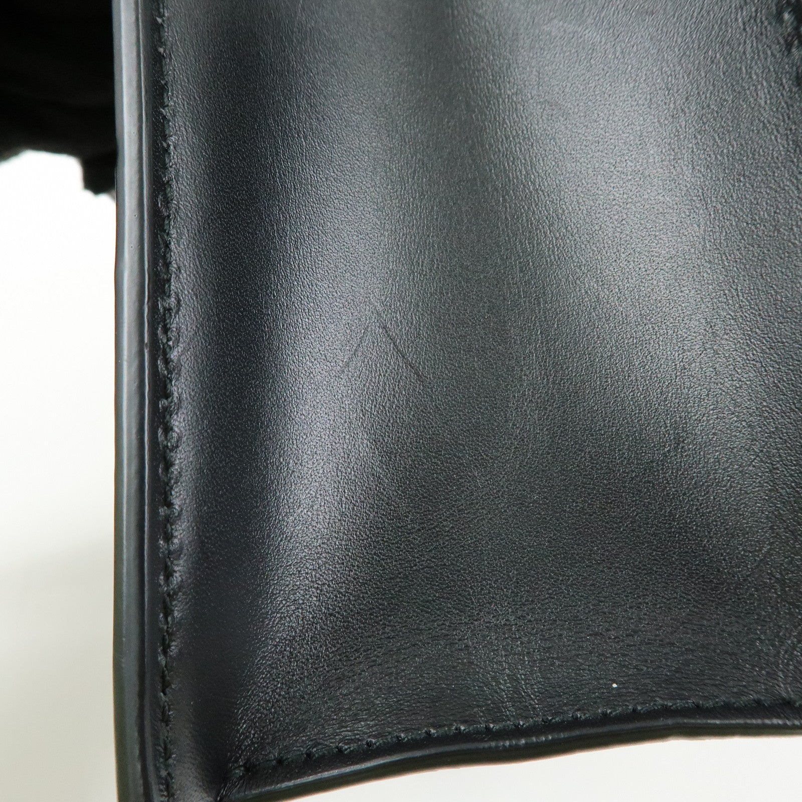 GUCCI Sylvie Sherry Leather 2Way Hand Bag Shoulder Bag Black 470270