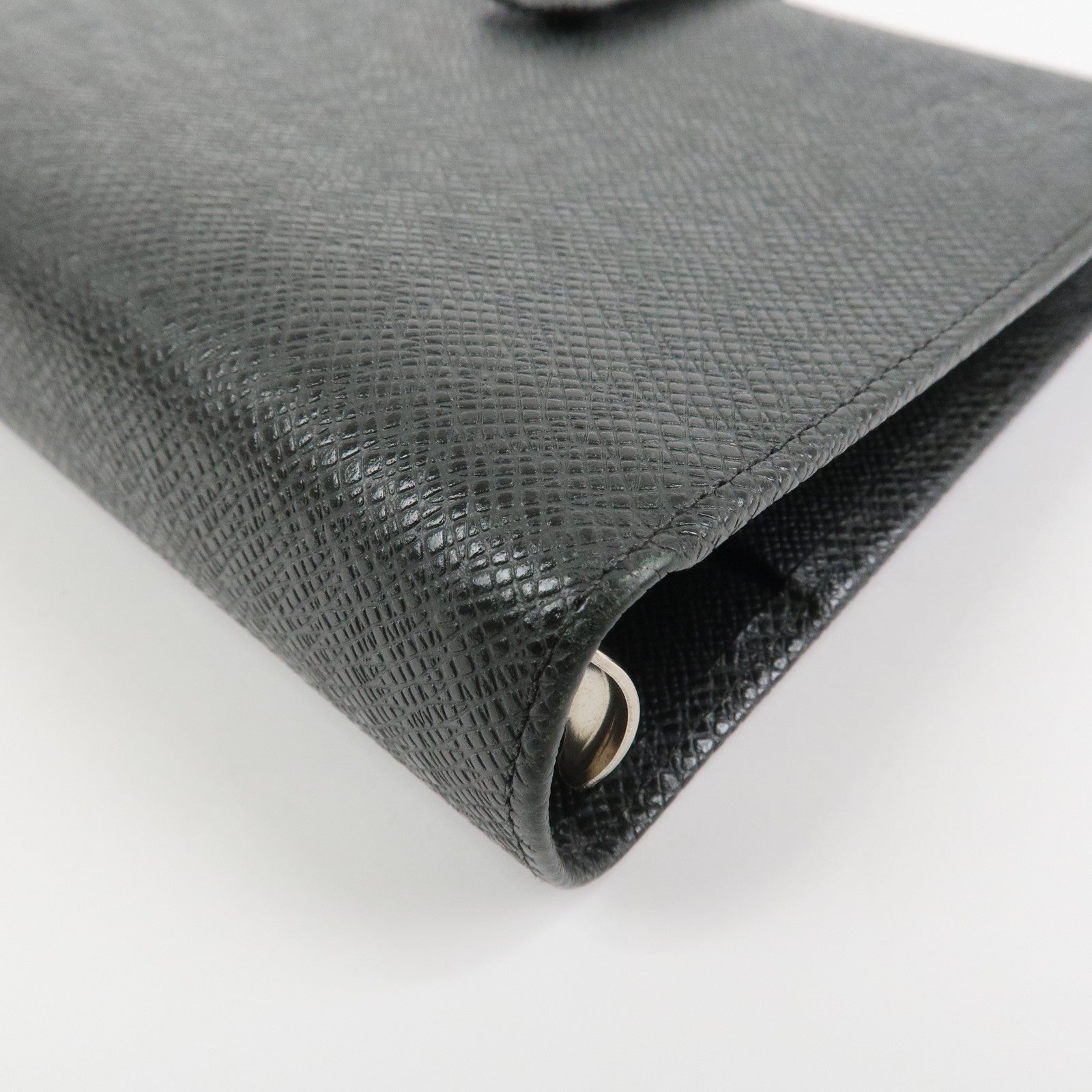 Louis Vuitton Taiga Leather Agenda MM Planner Cover Ardoise R20222