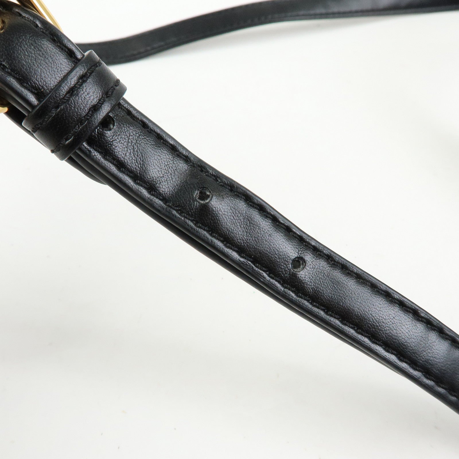 STELLA MCCARTNEY Leather 2Way Hand Bag Shoulder Bag Black