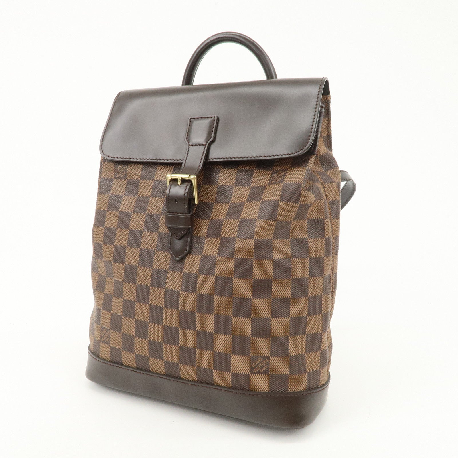 Louis Vuitton Damier Canvas Soho Backpack Ruck Sac Brown N51132