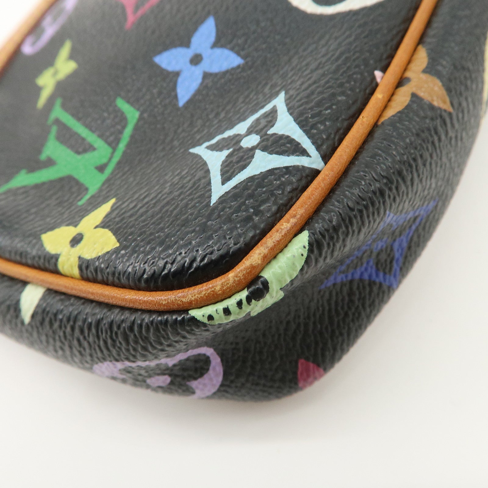 Louis Vuitton Monogram Multicolor Pochette Accessoires Noir M92648 Used