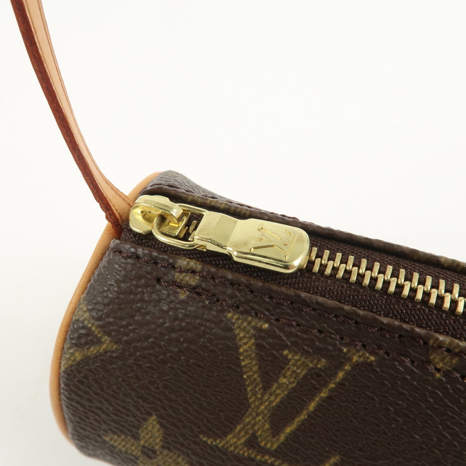 Louis Vuitton Monogram Mini Pouch for Papillon Bag Brown
