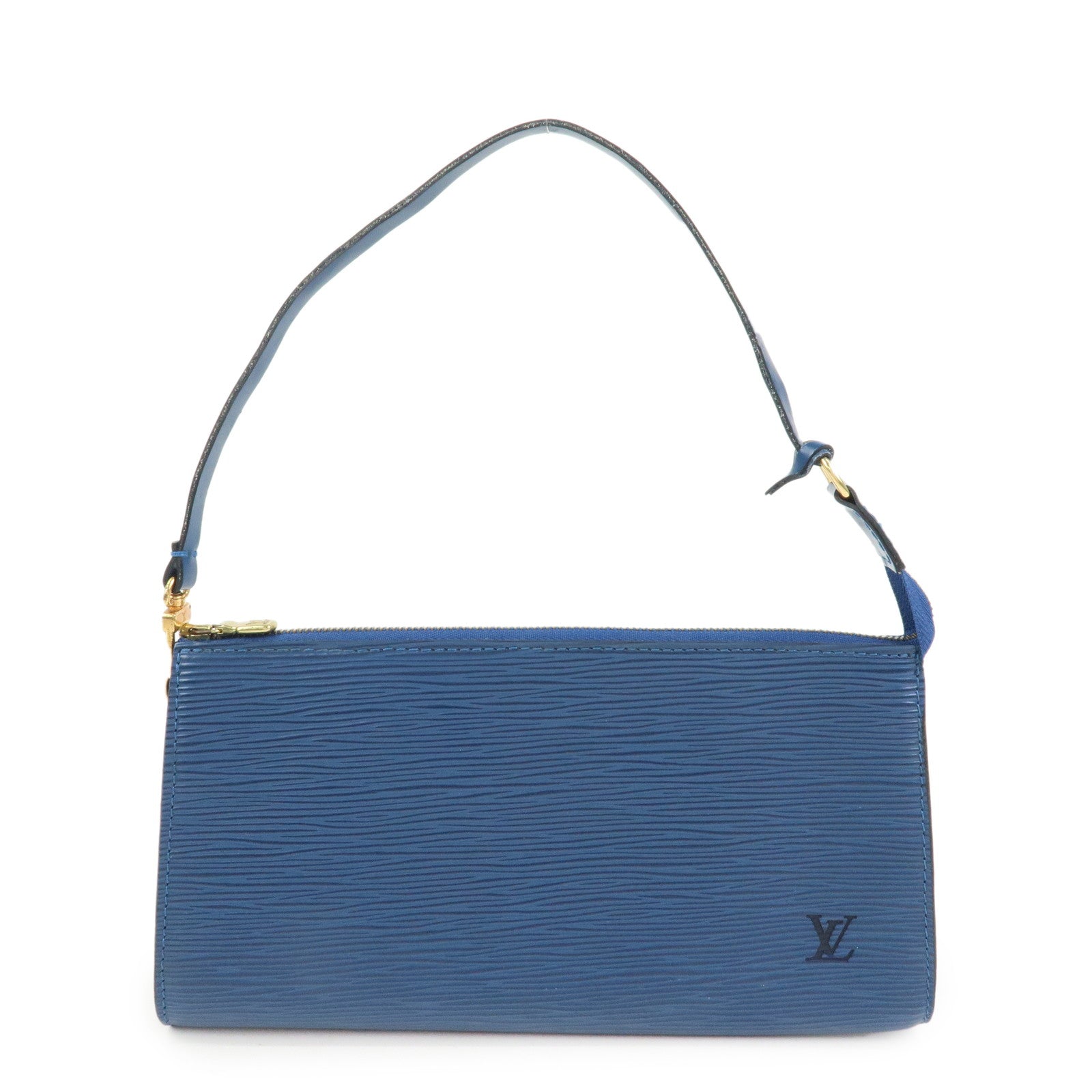 Louis Vuitton Epi Pochette Accessoires Pouch Toledo Blue M52945