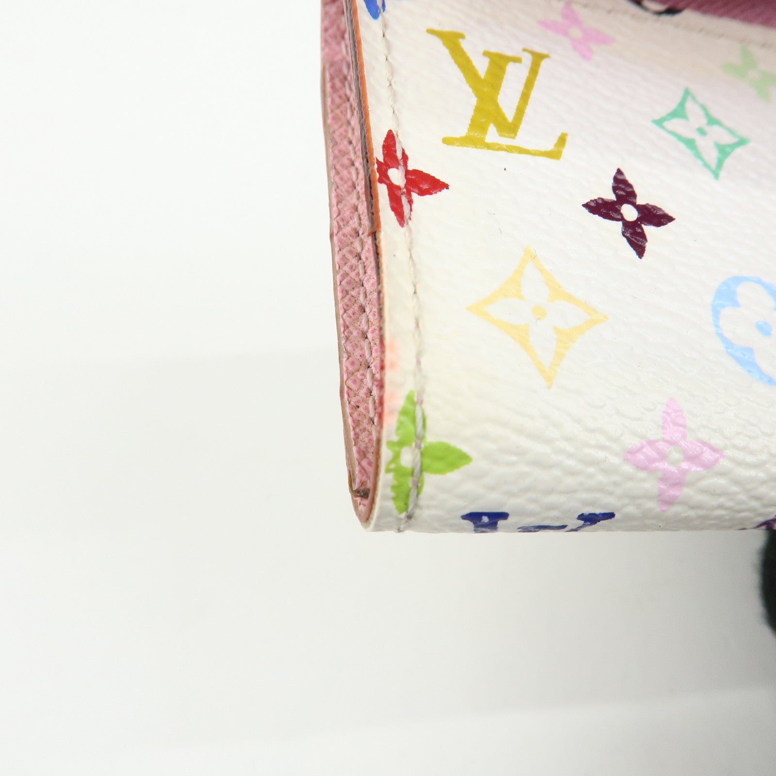 Louis Vuitton Monogram Multicolor Multicles 4 Key Case Blanc M93731