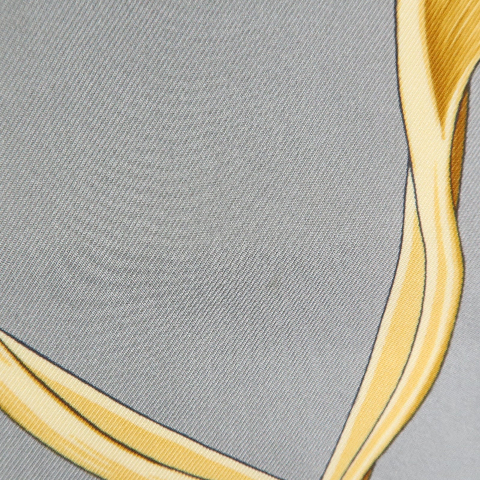 HERMES Carre 90 Silk 100% Scarf CROWN Sky Blue White