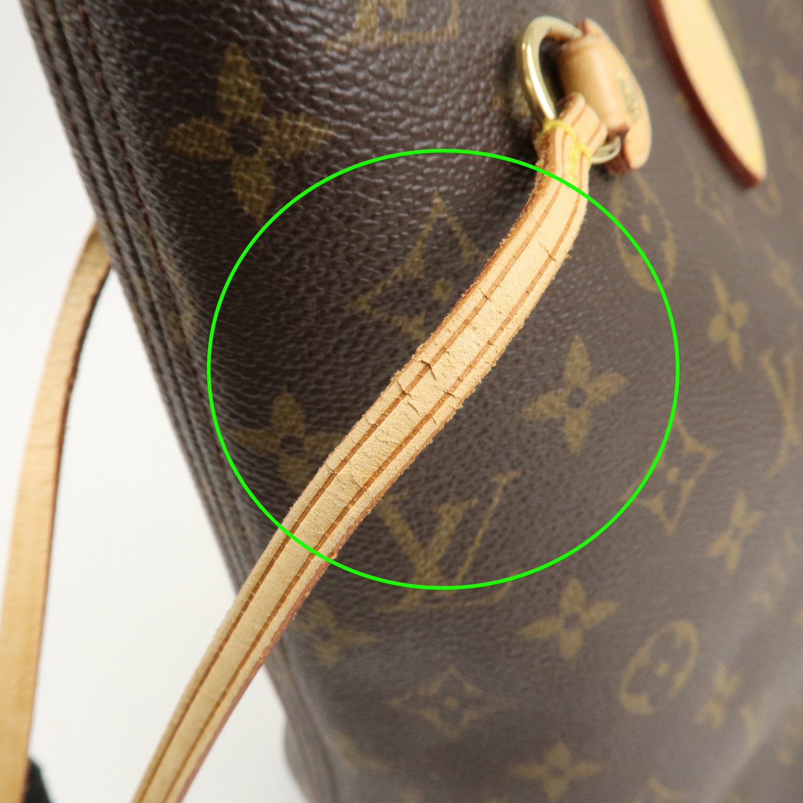 Louis Vuitton Monogram Neverfull MM Tote Bag Brown M40156