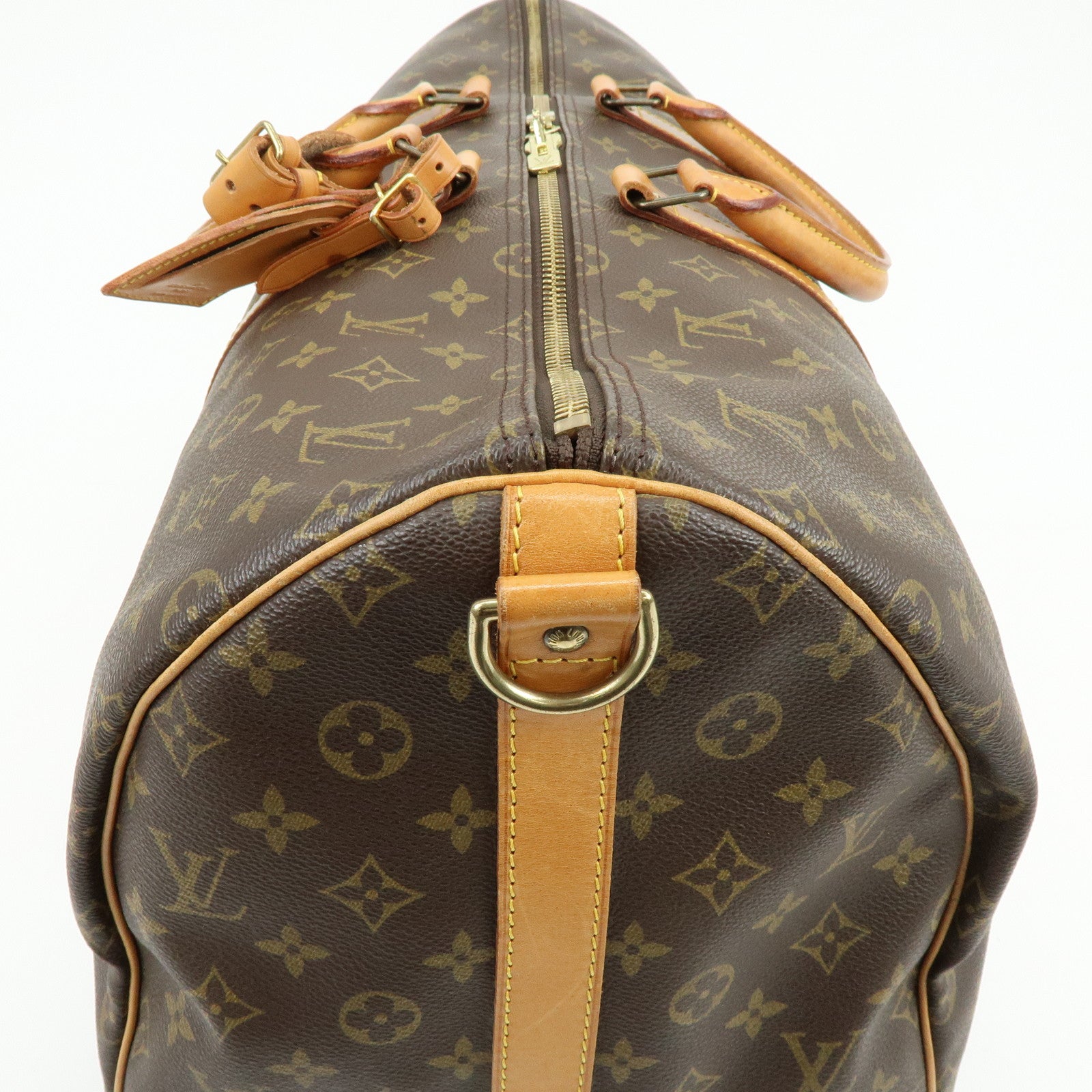 Louis Vuitton Monogram Keep All Bandouliere 55 Boston Bag M41414