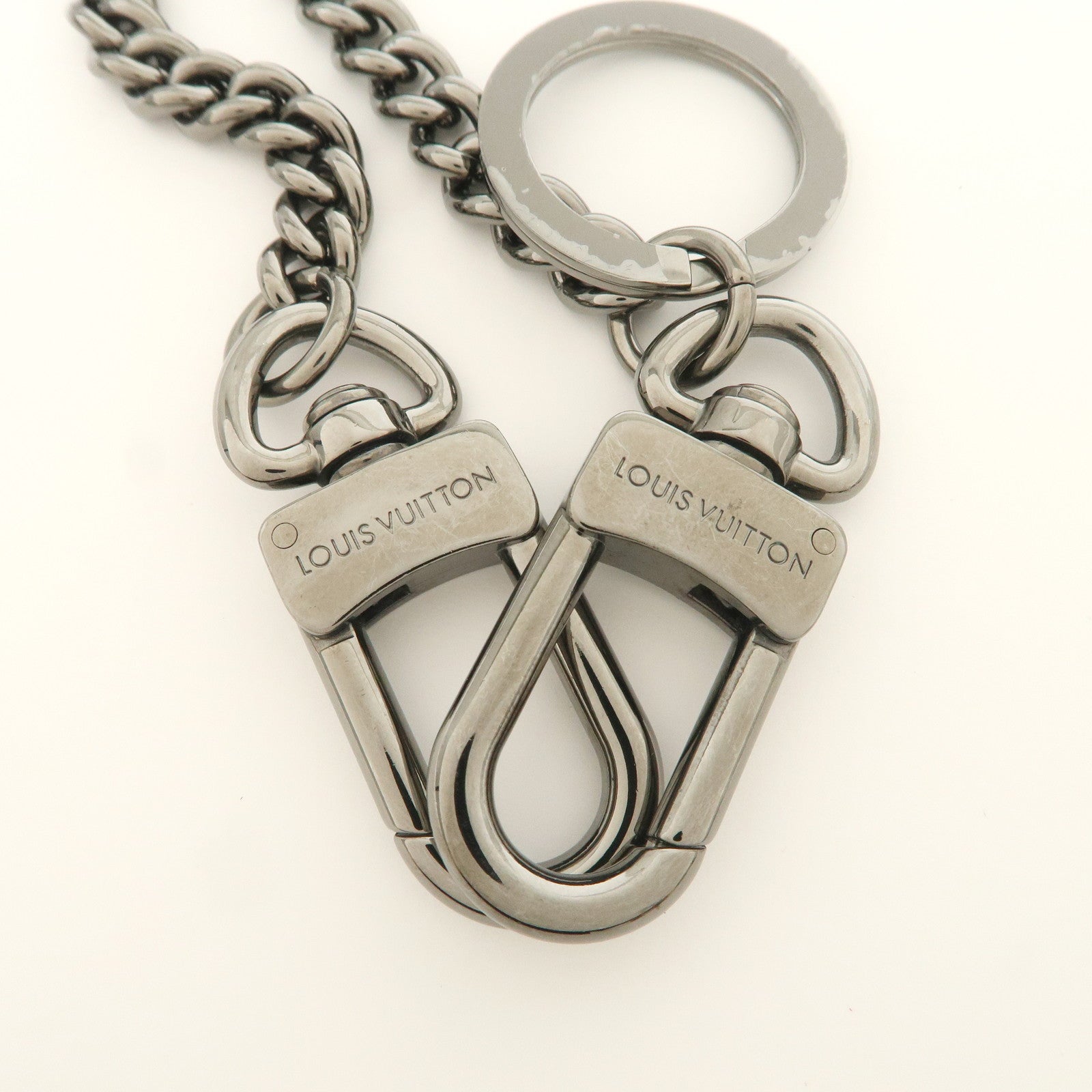 Louis Vuitton Metal Chenne Anneau Chain Silver M58035
