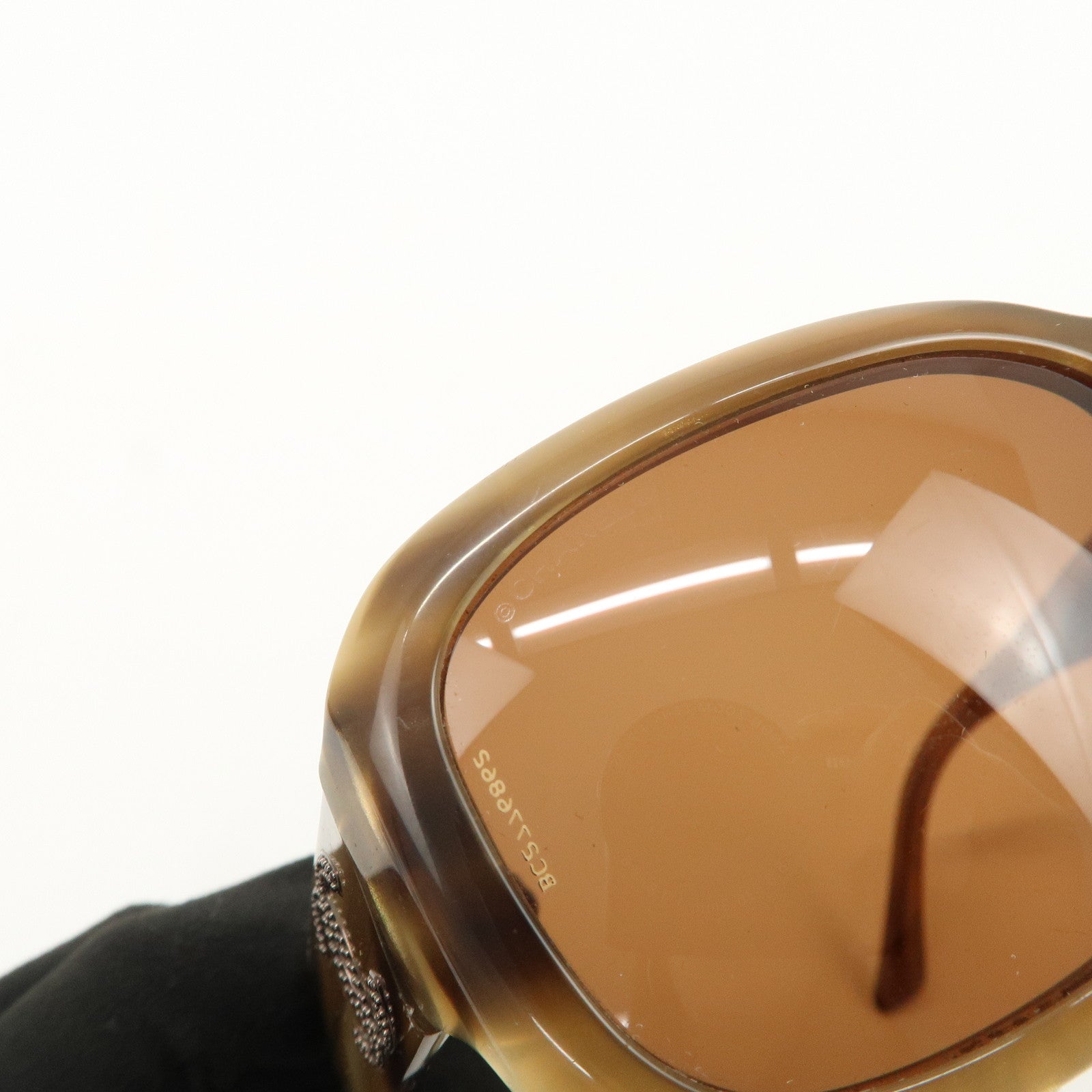 CHANEL Plastic Sunglasses Brown 5102 c.871/73 54□17 135