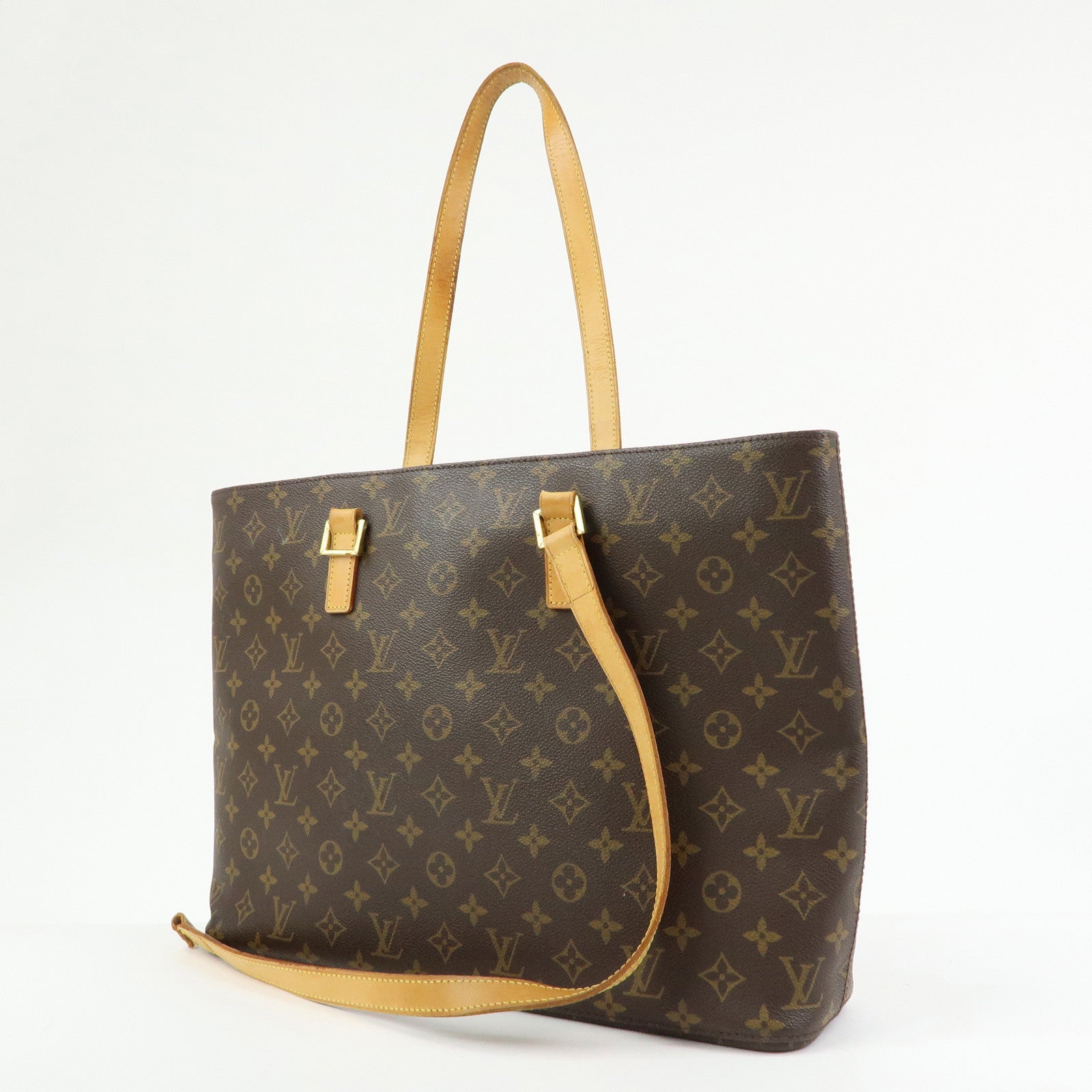 Louis Vuitton Monogram Luco Tote Bag Shoulder Bag Brown M51155