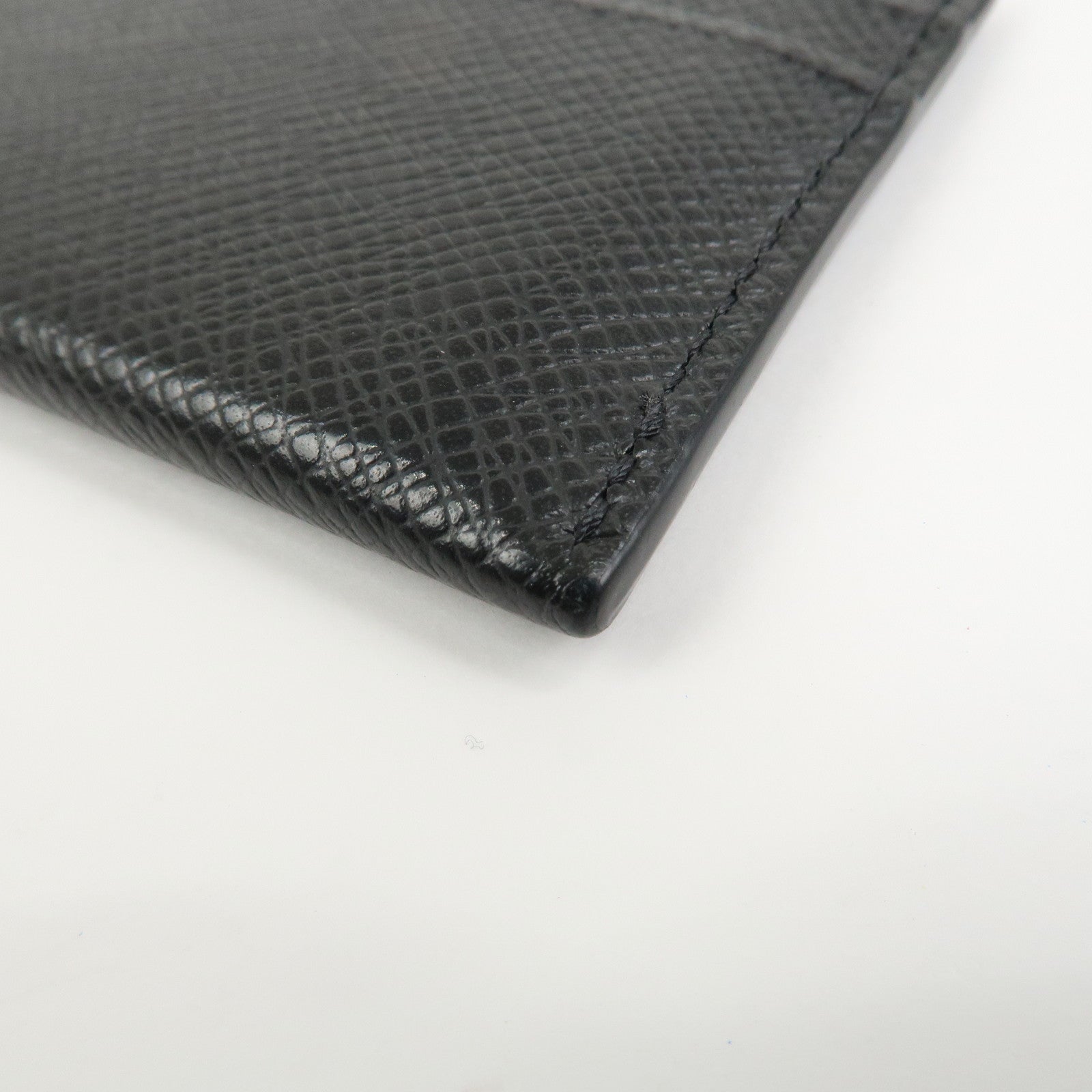 Louis Vuitton Taiga Porte Cartes Double Card Case Ardoise M32730