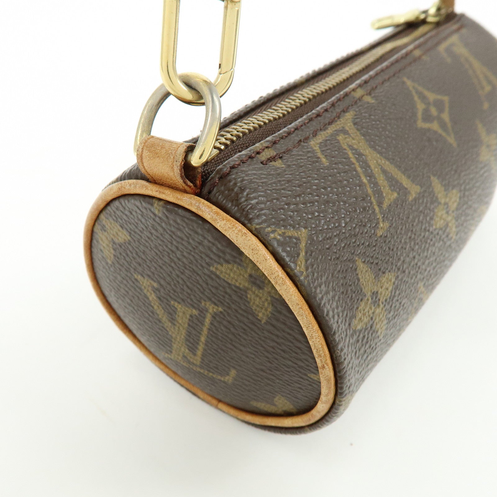 Louis Vuitton Monogram Mini Pouch for Papillon Bag Brown