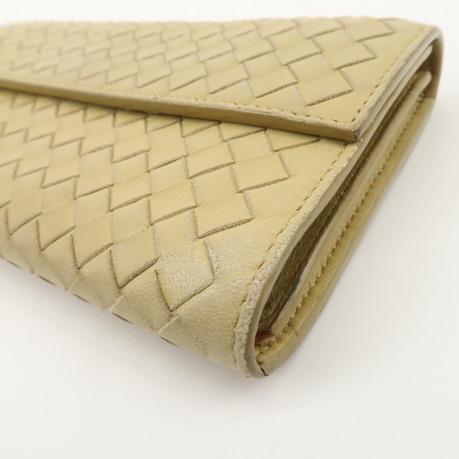 BOTTEGA VENETA Intrecciato Set of 2 Wallet Yellow 114075/150509