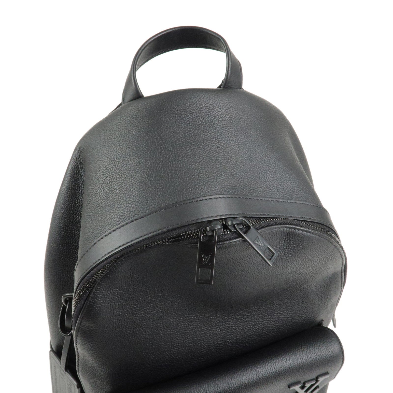 Louis Vuitton Aerogram Leather Takeoff Backpack Noir M57079