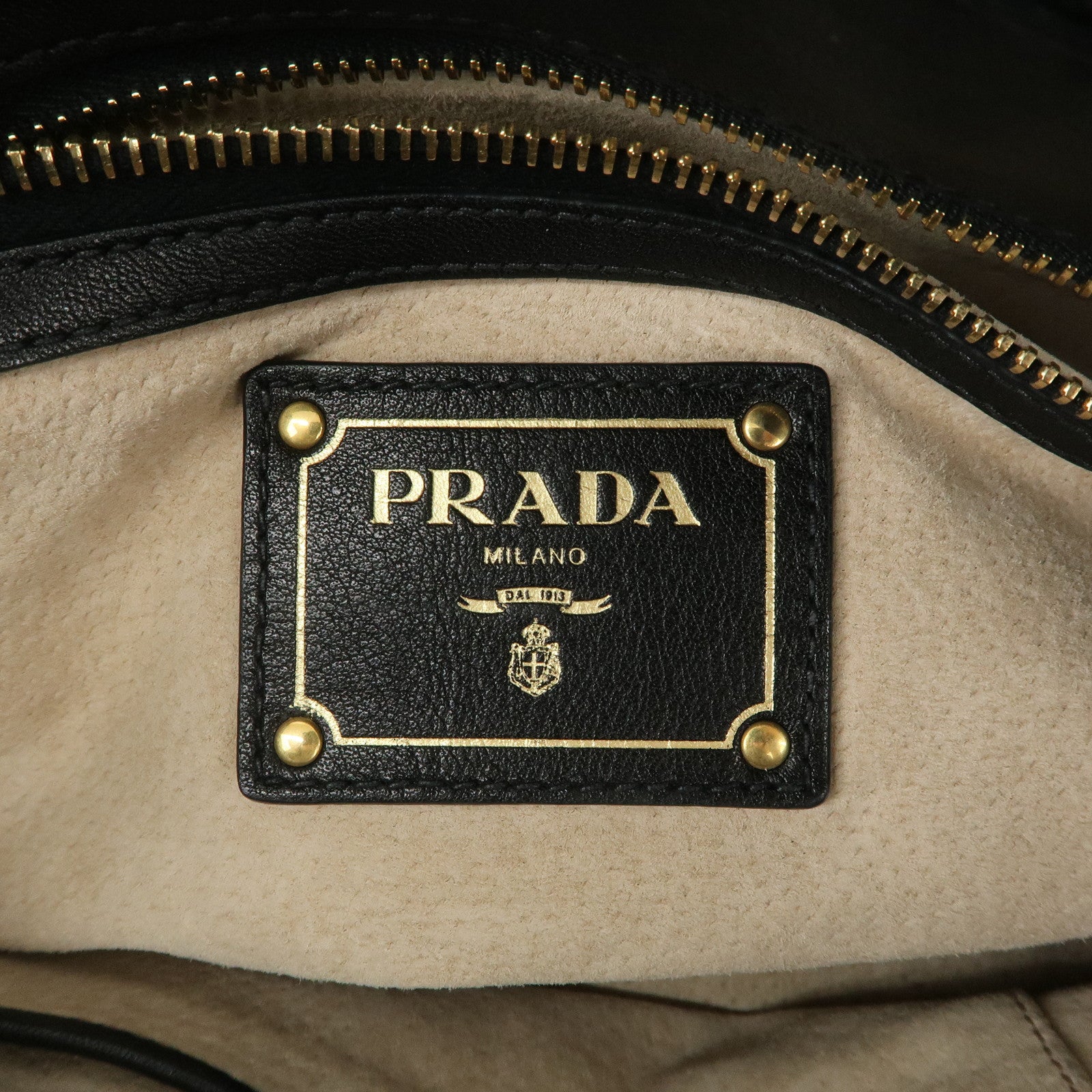 PRADA Logo 2Way Bag Hand Bag Shoulder Bag