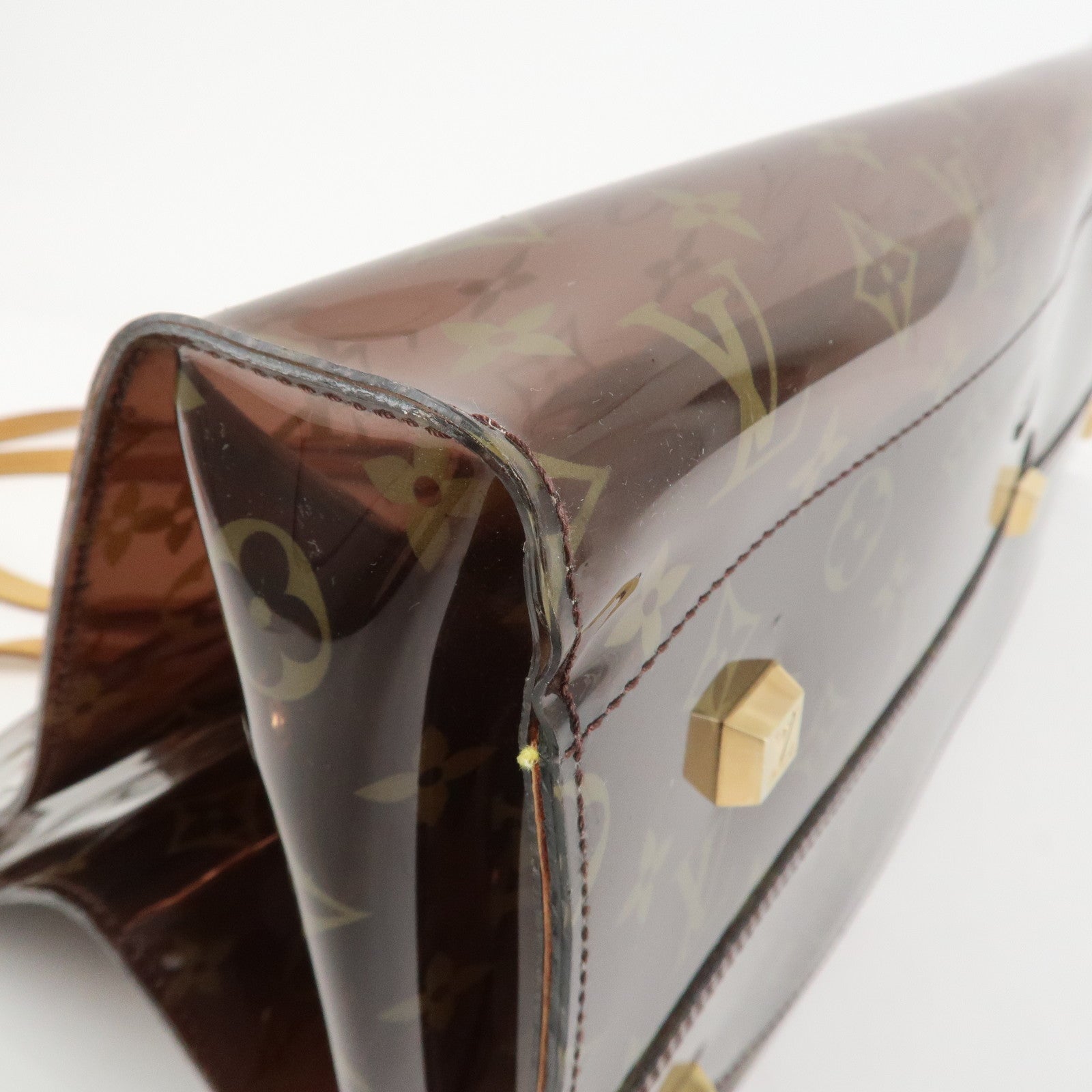 Louis Vuitton Monogram Cabas Cruise Vinyl Tote Bag Brown M50500