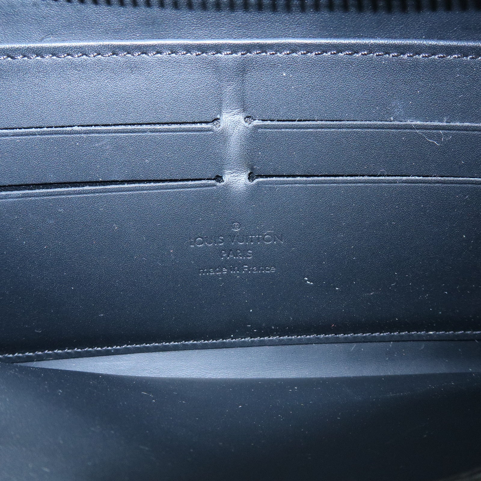 Louis Vuitton Monogram Vernis Zippy Wallet Sticker Print M50370