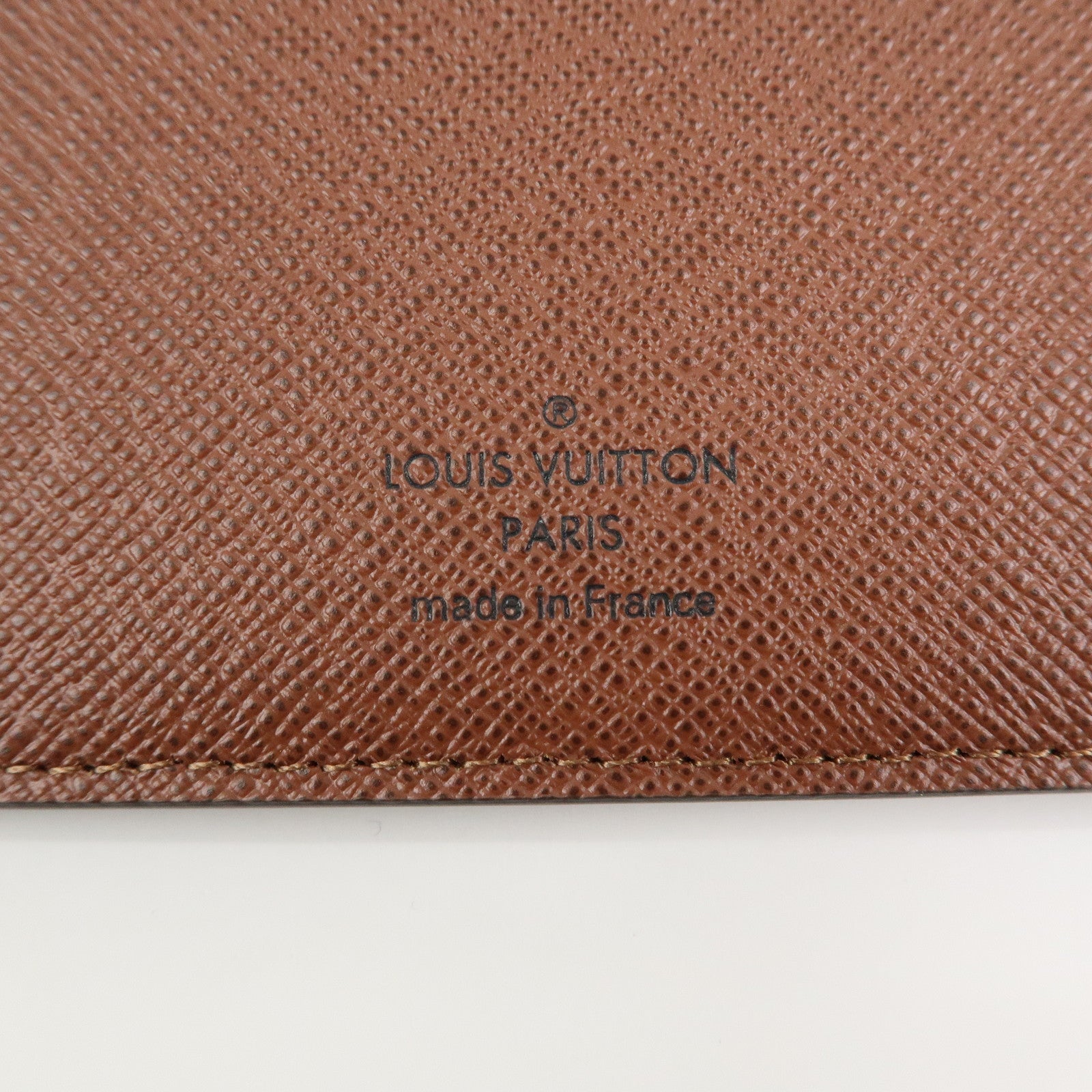 Louis Vuitton Monogram Agenda Bureau Planner Cover Brown R20100