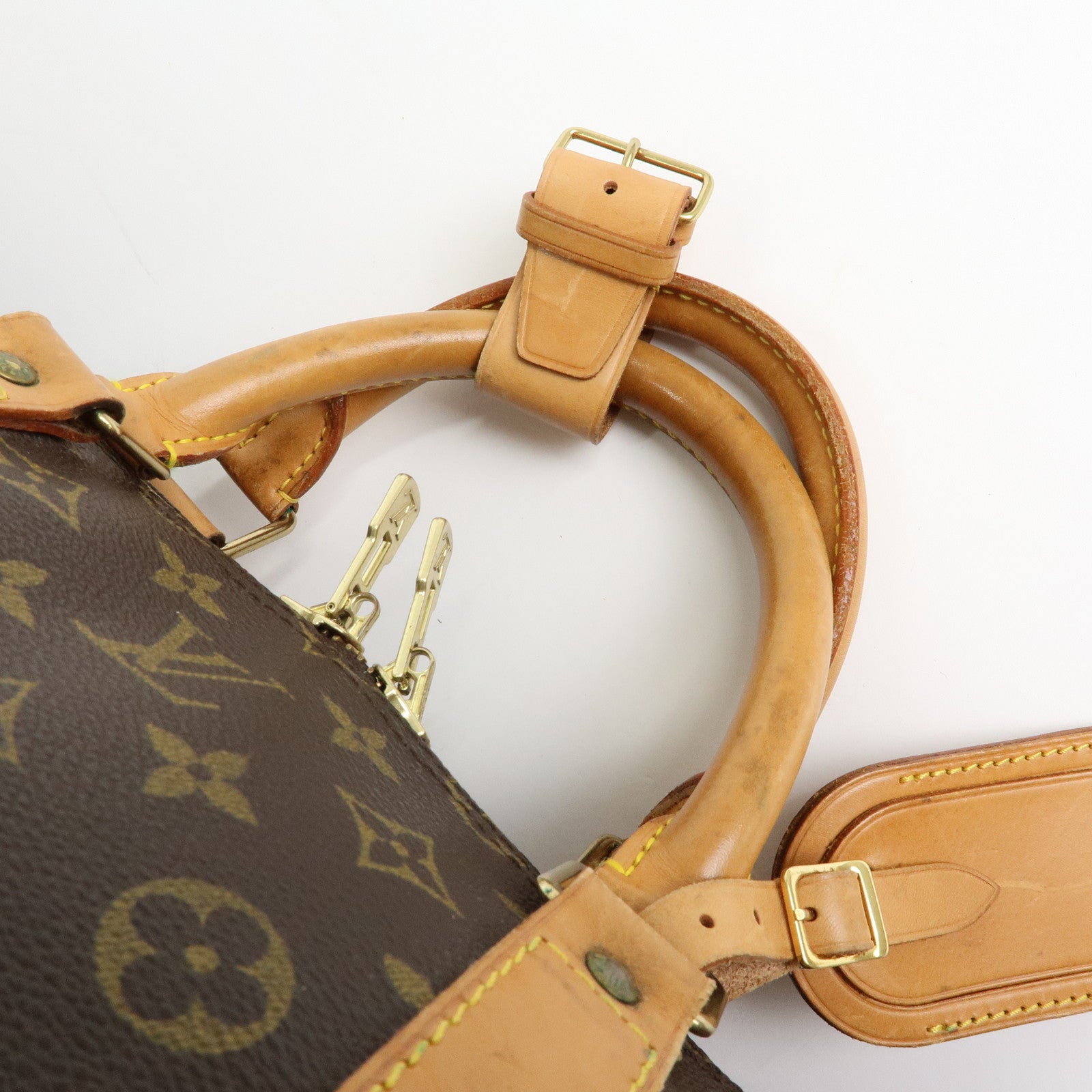 Louis Vuitton Monogram Keep All Bandouliere 55 Boston Bag M41414