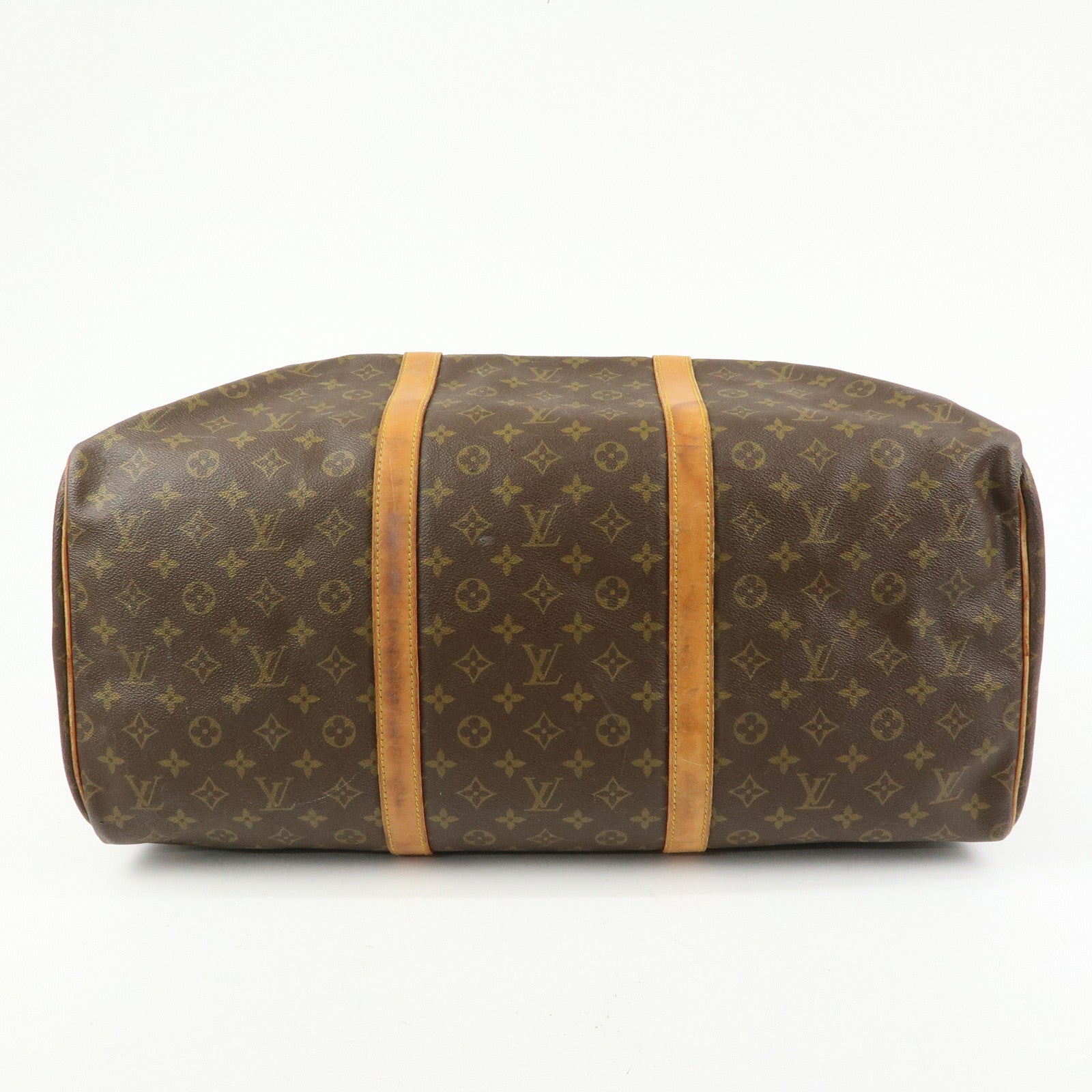 Louis Vuitton Monogram Sac Souple 55 Boston Bag Brown M41622