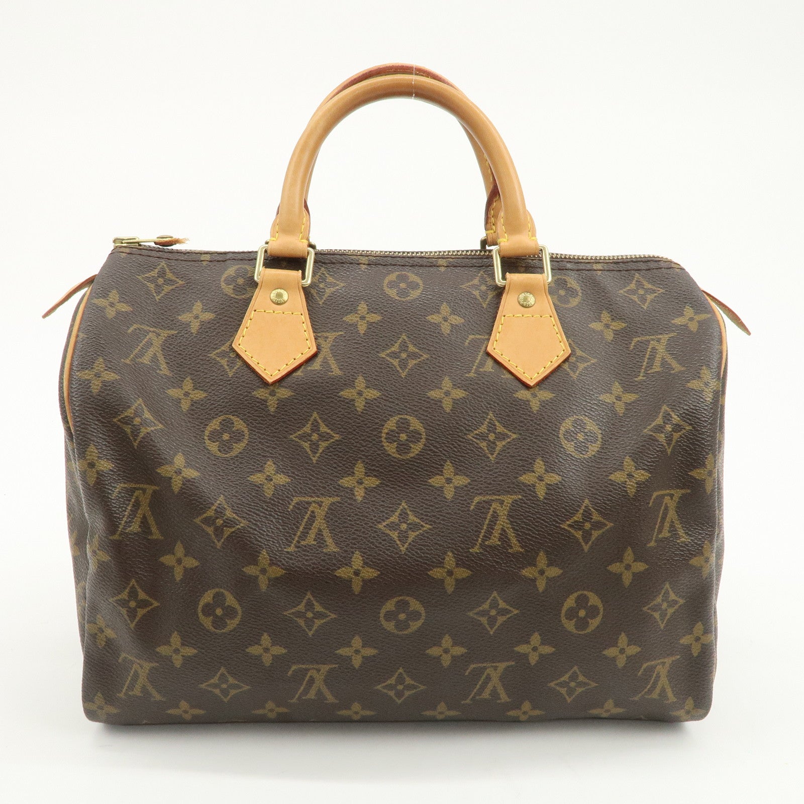 Louis Vuitton Monogram Speedy 30 Boston Bag Hand Bag Brown M41526