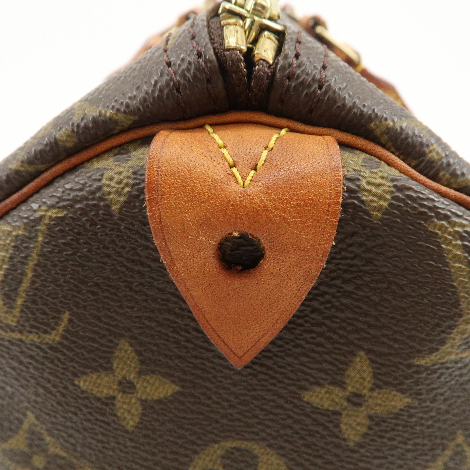 Louis Vuitton Monogram Speedy 40 Hand Bag Boston Bag Brown M41522