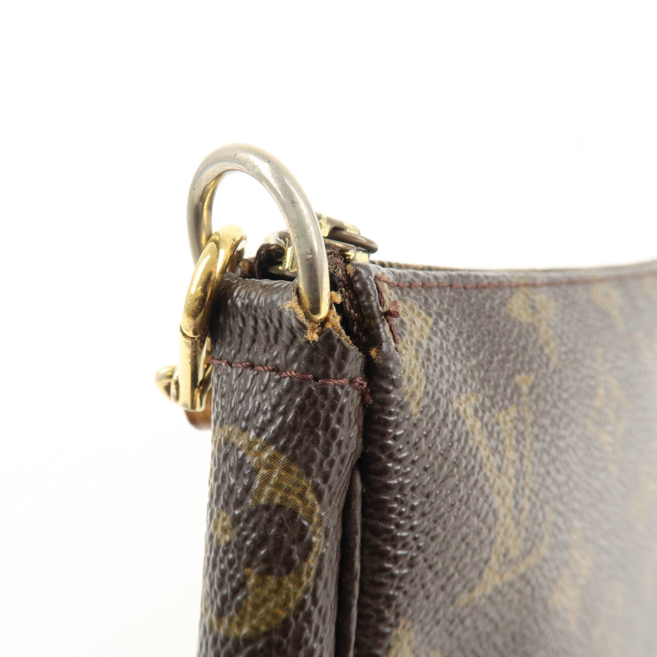 Louis Vuitton Monogram Pochette Accessoires Hand Bag Brown M51980 Used