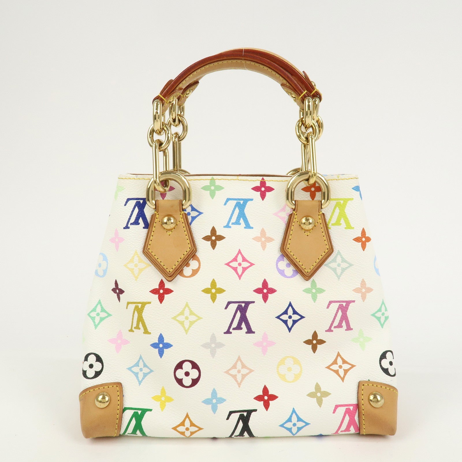 Louis Vuitton Monogram Multicolor Audra Hand Bag Blanc M40047