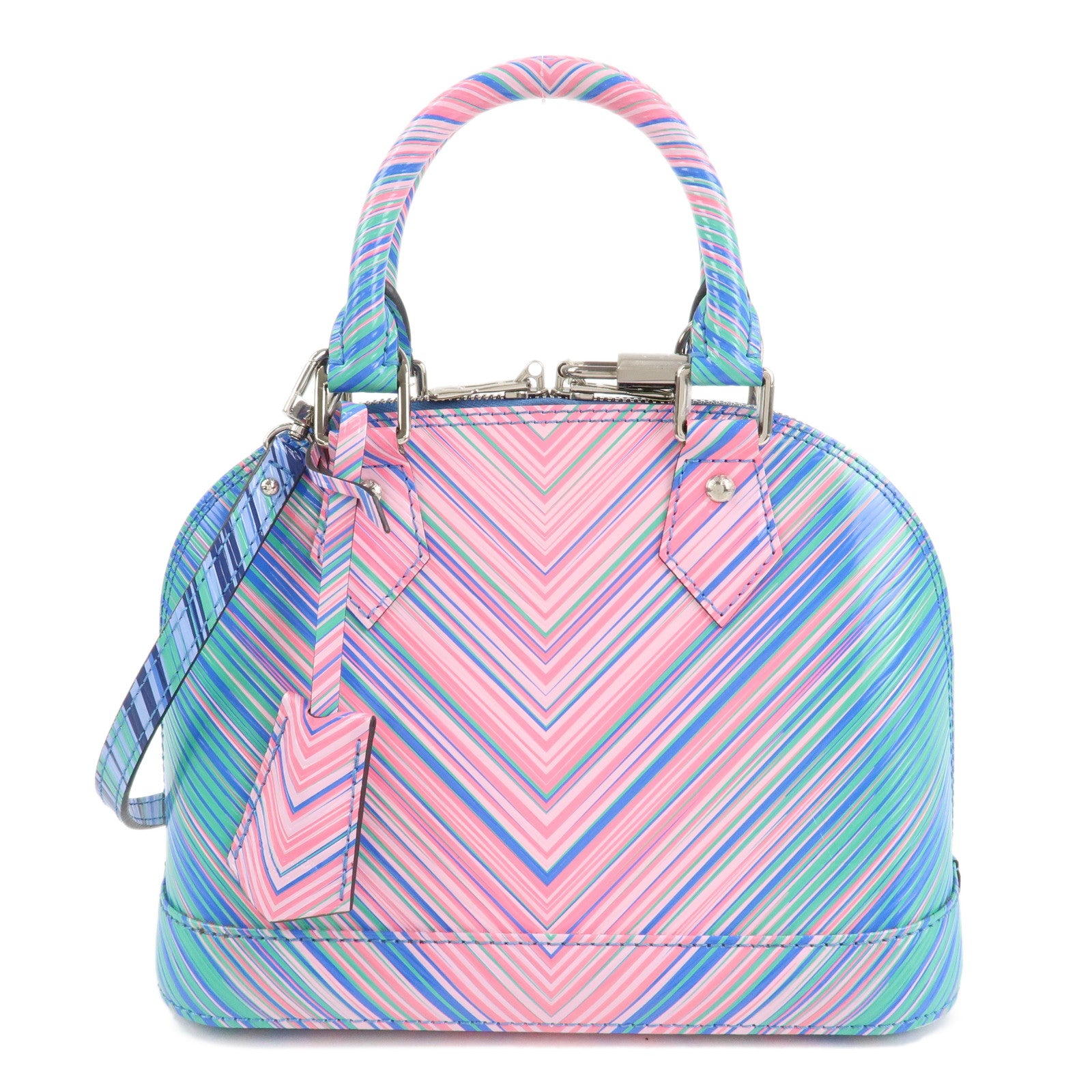 Louis Vuitton Epi Tropical Alma BB Hand Bag Multicolor Ｍ54320 Used