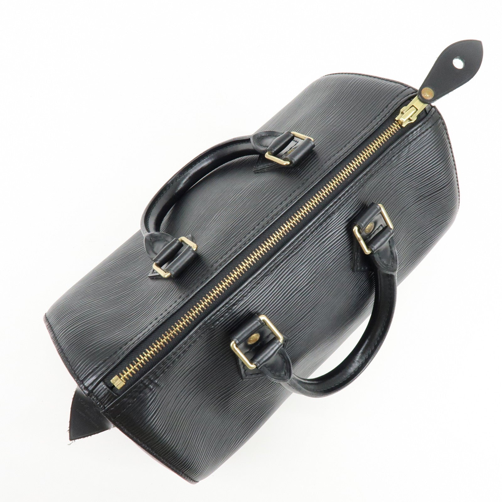 Louis Vuitton Epi Leather Speedy 25 Hand Bag Boston Bag Noir M59032