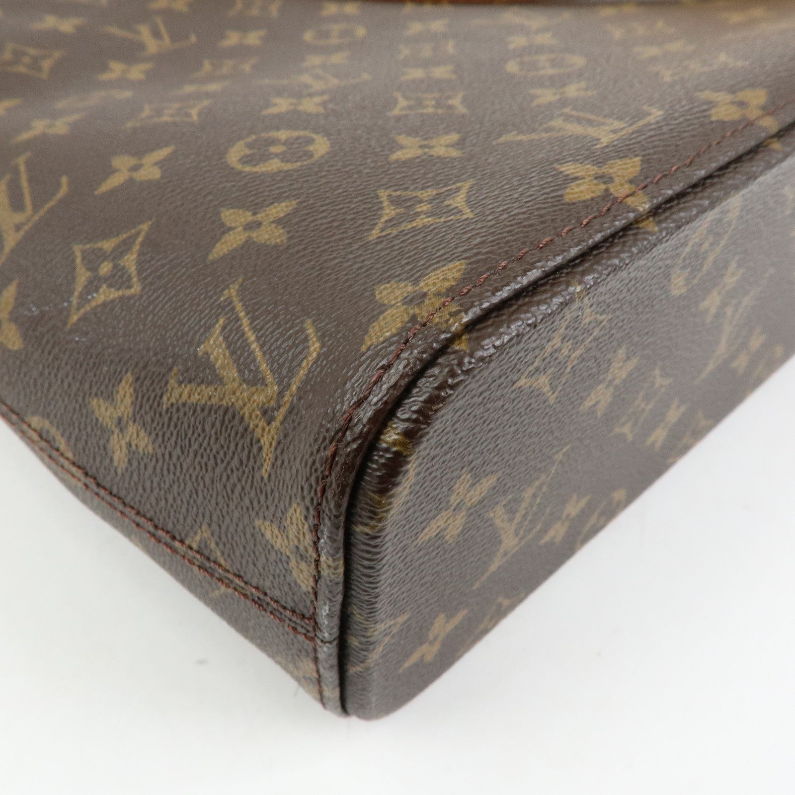 Louis Vuitton Monogram Luco Tote Bag Shoulder Bag Brown M51155