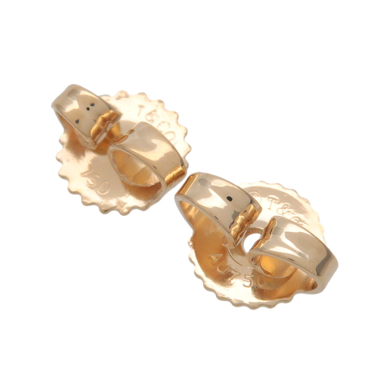 Tiffany & Co Paloma Picasso Venezia Goldoni Heart Earrings K18YG