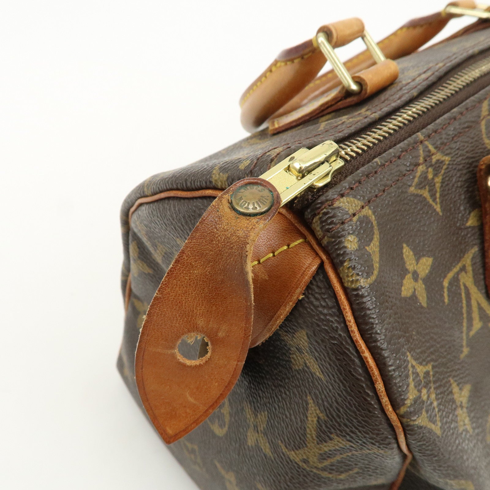 Louis Vuitton Monogram Speedy 25 Boston Bag Hand Bag Brown M41528