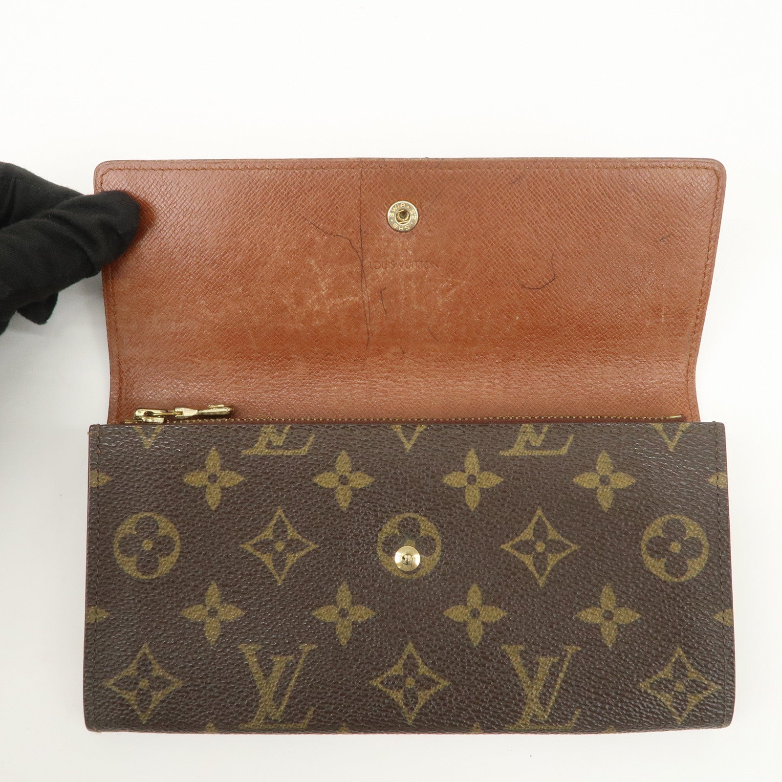 Louis Vuitton Monogram Pochette Porte Monnaie Credit M61725