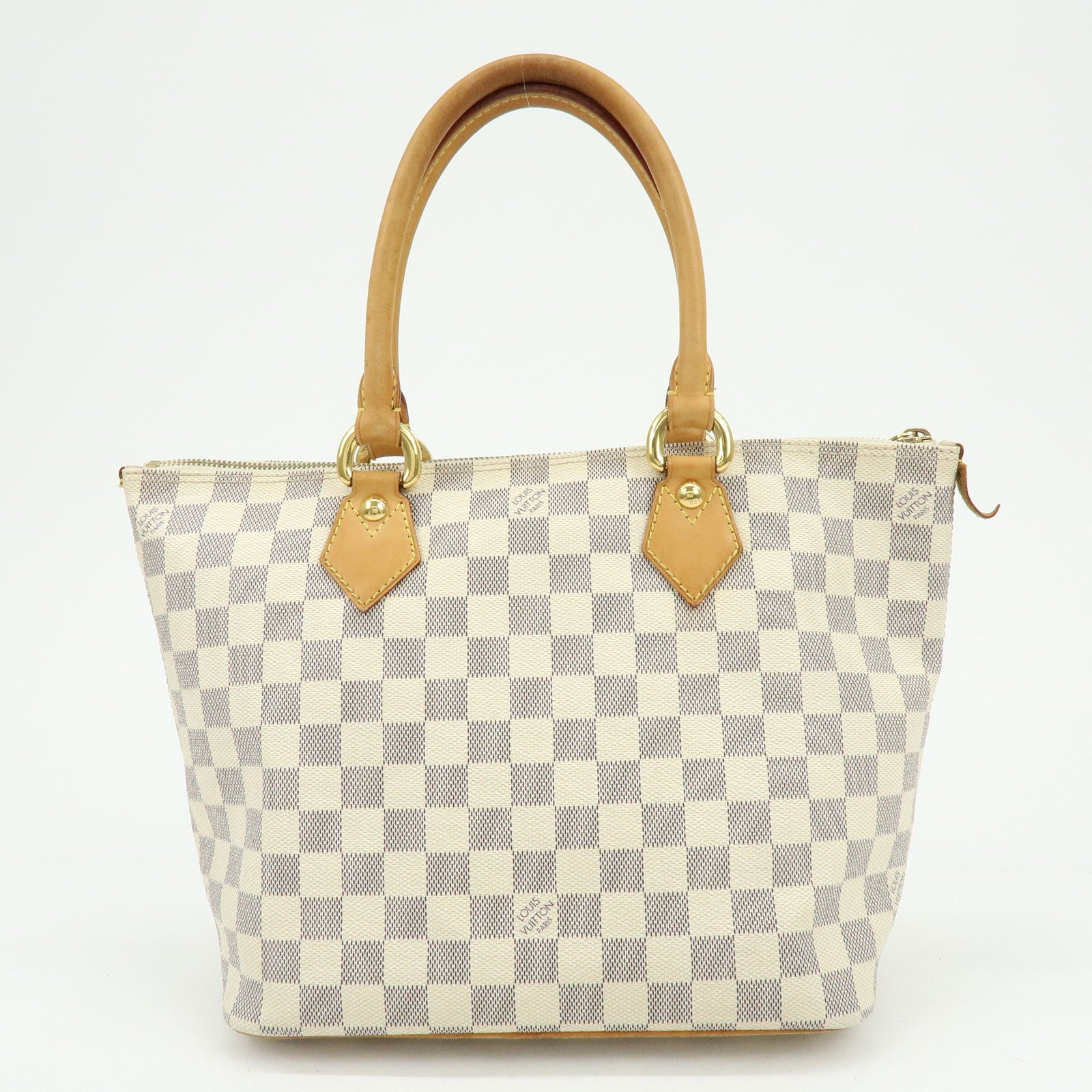 Louis Vuitton Damier Azur Saleya PM Tote Bag Hand Bag N51186