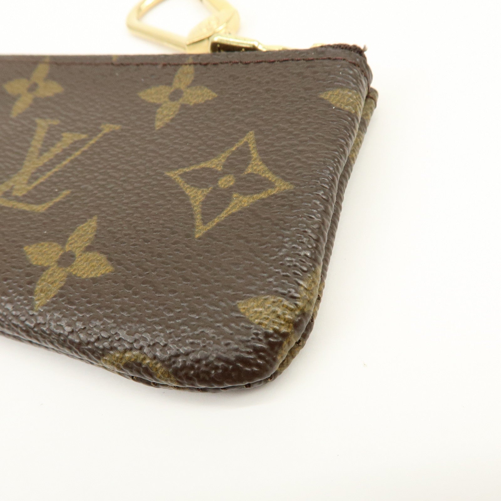 Louis Vuitton Monogram Pochette Cles Coin Case Key Case M62650