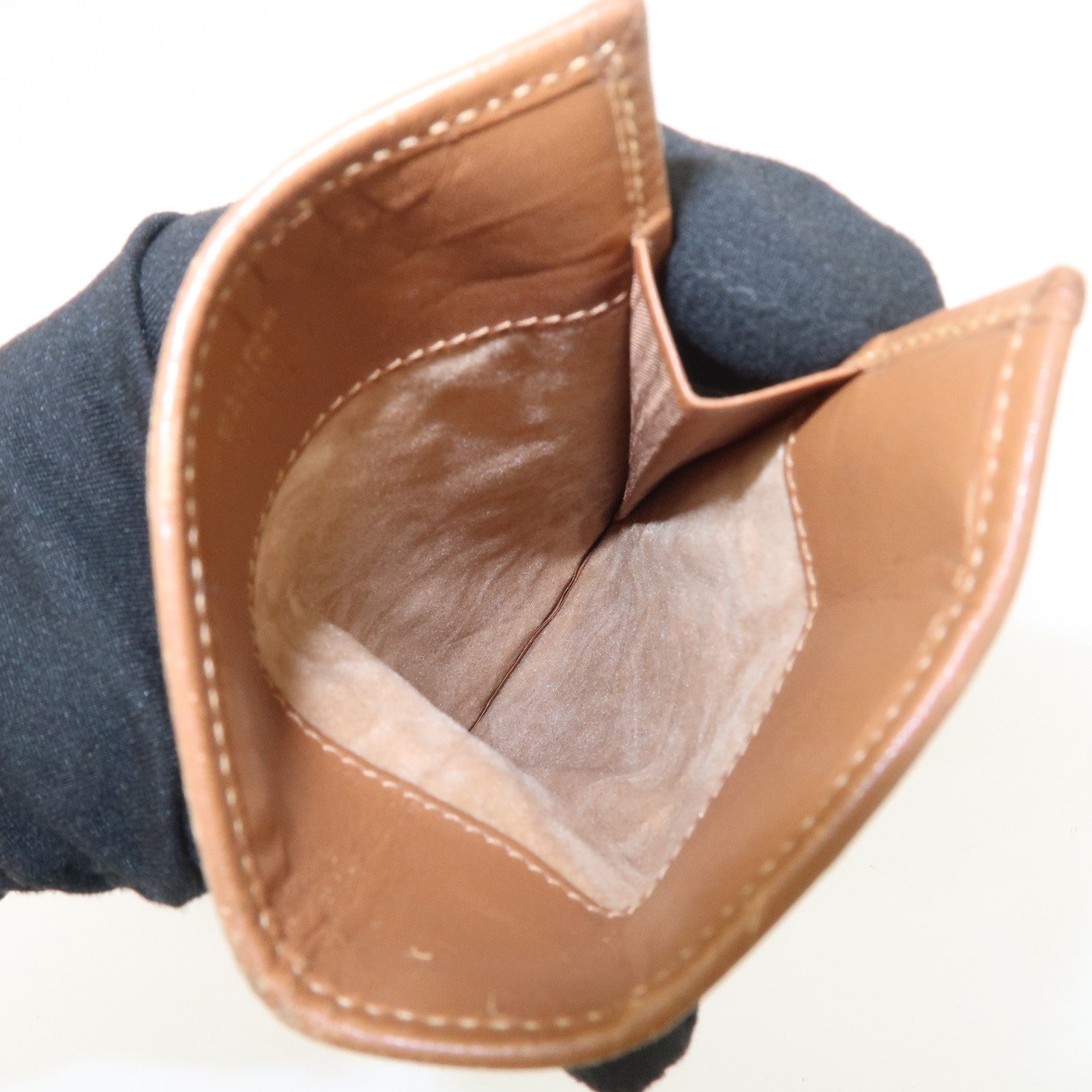 CELINE Macadam Set of 2 Sunglasses Case Key Case Brown