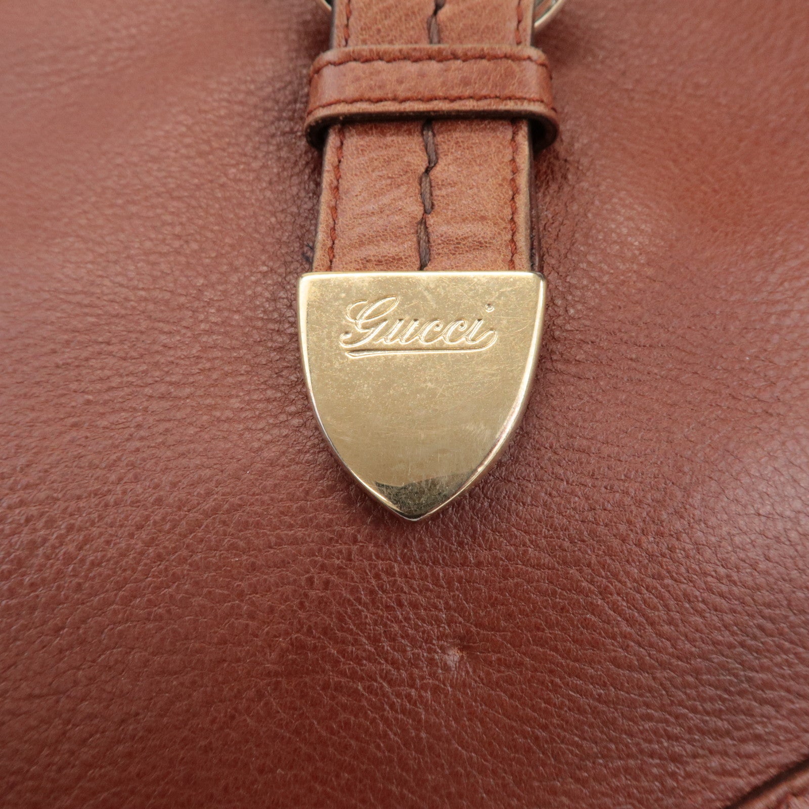 GUCCI Guccissima Leather Tote Bag Hand Bag Brown 181511