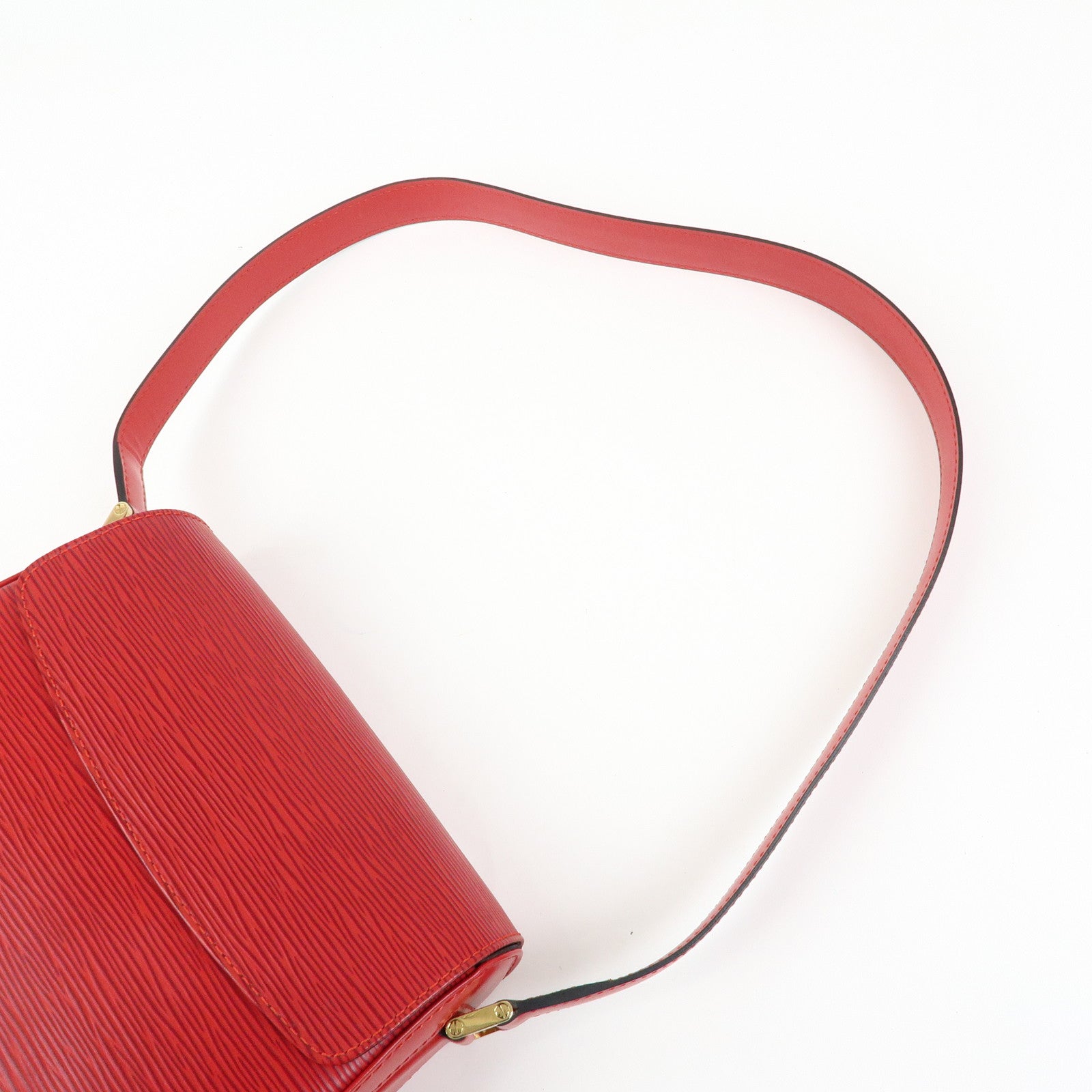 Louis Vuitton Epi Buci Shoulder Bag Hand Bag Castilian Red M52207