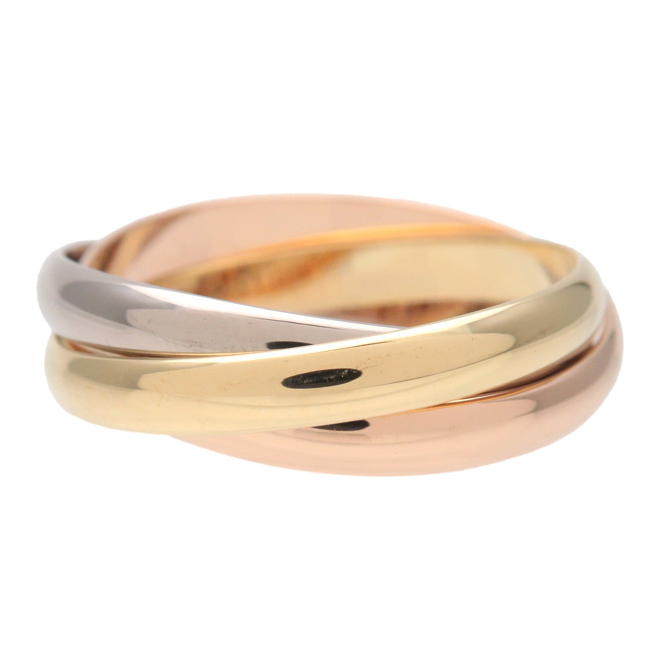 Cartier Trinity Ring SM K18 750YG/WG/PG #54 US7