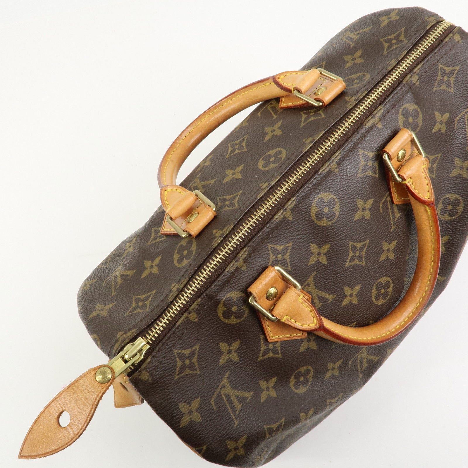 Louis Vuitton Monogram Speedy 30 Boston Bag Hand Bag Brown M41526
