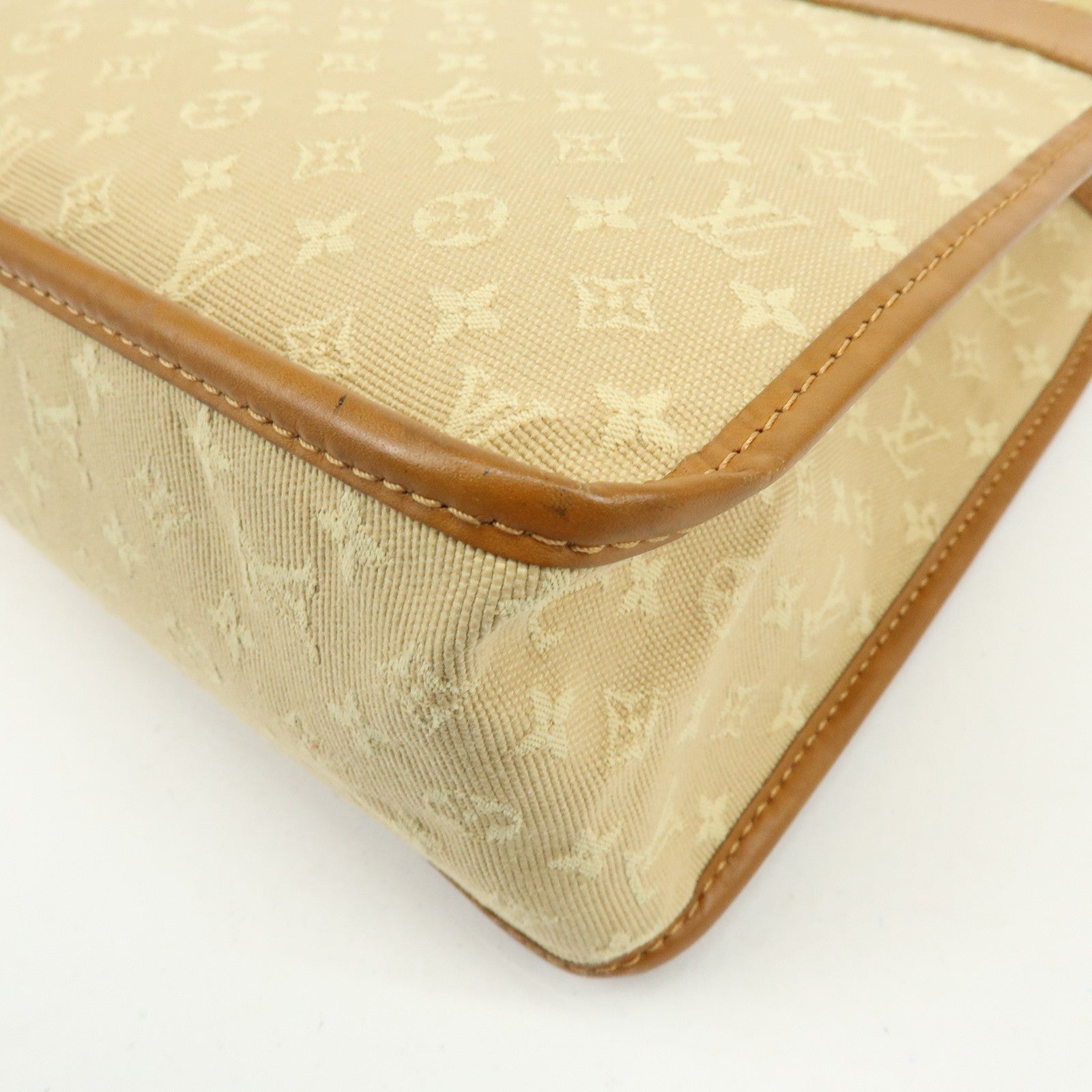 Louis Vuitton Monogram Mini Sac Catherine Hand Bag Beige M92328