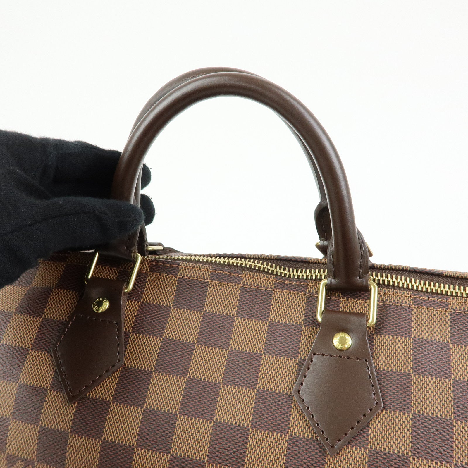 Louis Vuitton Damier Ebene Speedy 30 Boston Bag Hand Bag N41531