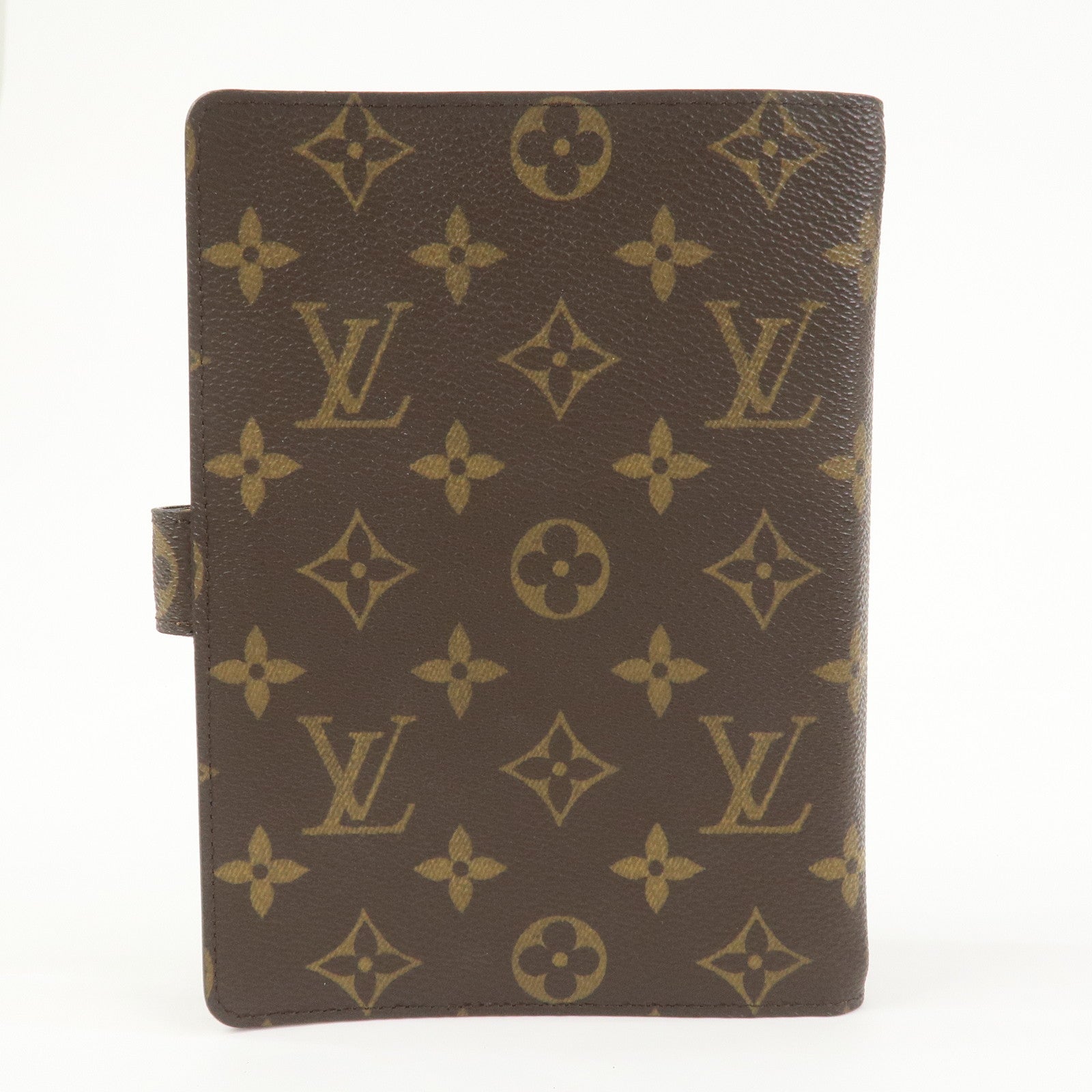 Louis Vuitton Monogram Canvas Agenda MM Planner Cover Brown R20105