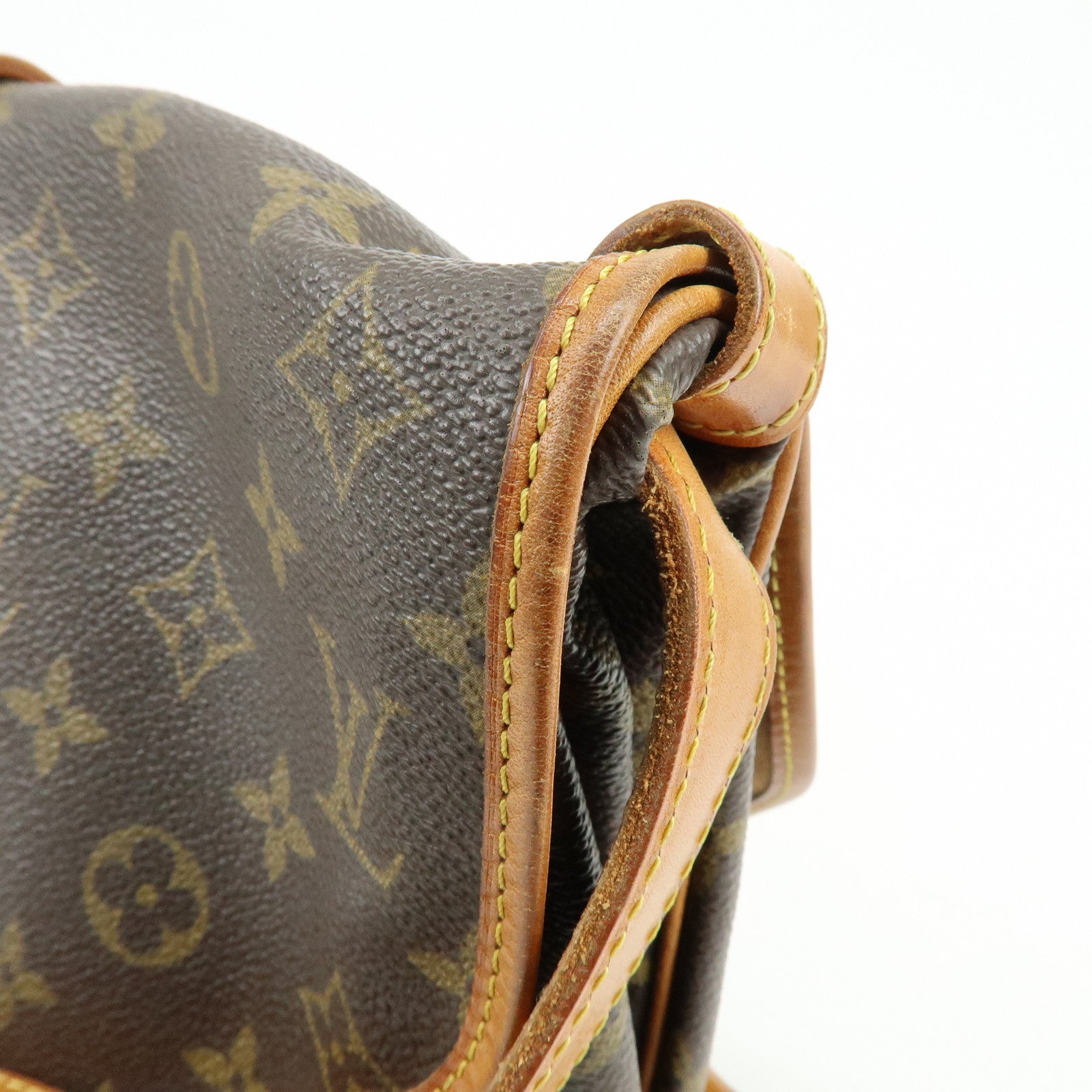 Louis Vuitton Monogram Saumur 30 Canvas Shoulder Bag Brown M42256